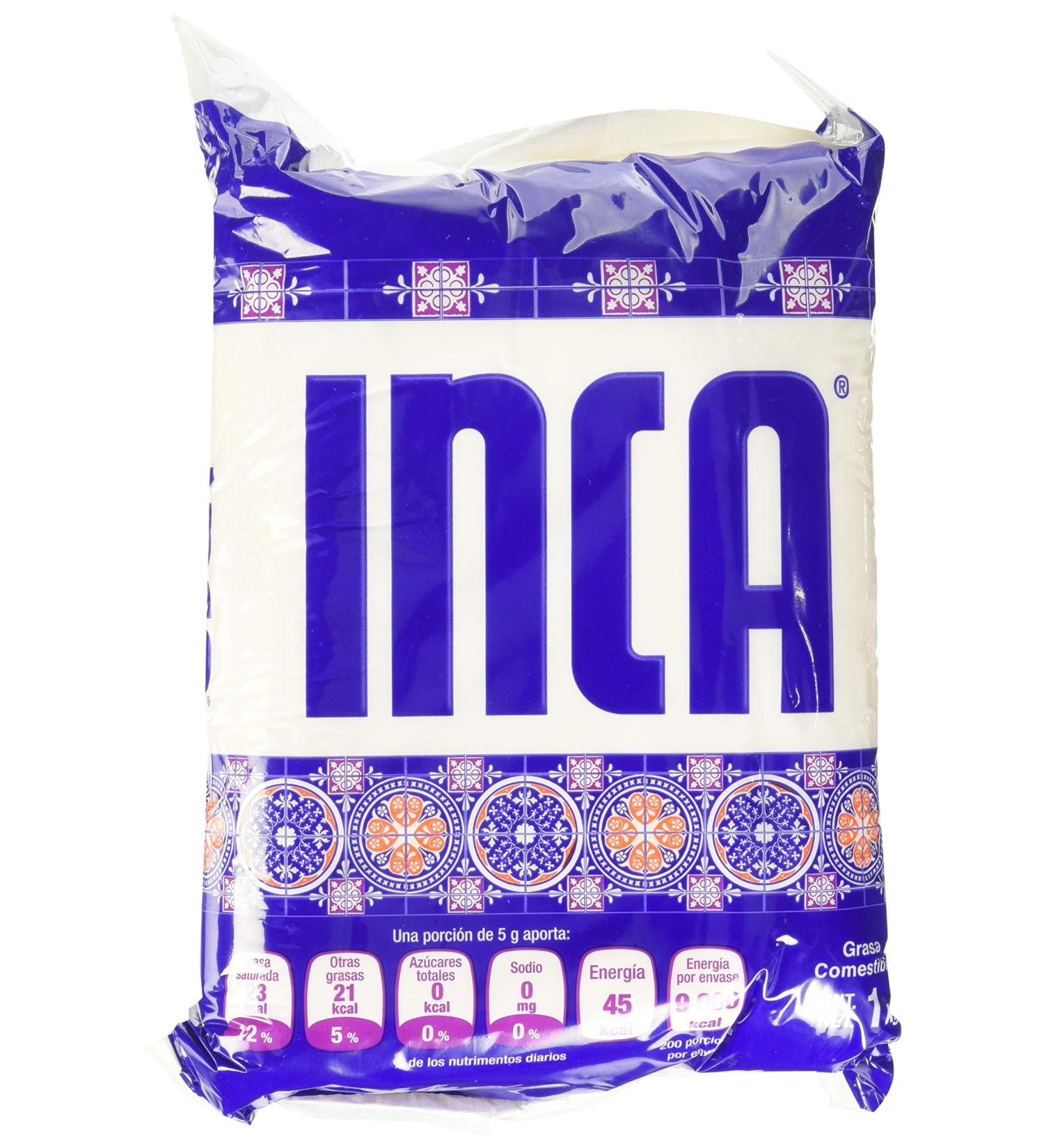 Inca Manteca Vegetable Shortening 1kg (35oz) - Premium Quality for Baking & Cooking - Buy Online on GoSupps.com