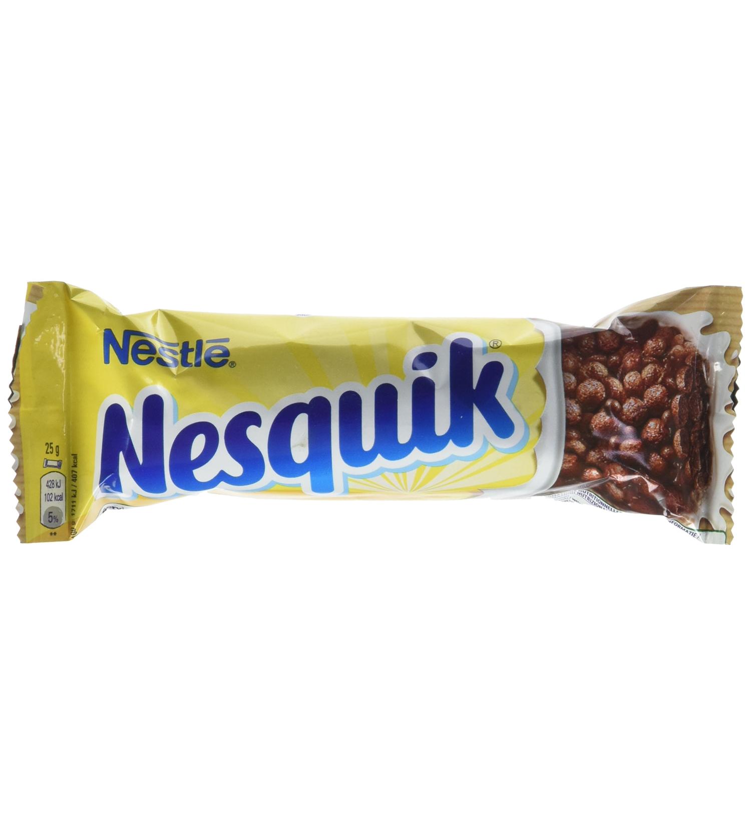 Nestl Nesquik Cereal Bar 24 x 25 g - Buy Online on GoSupps.com