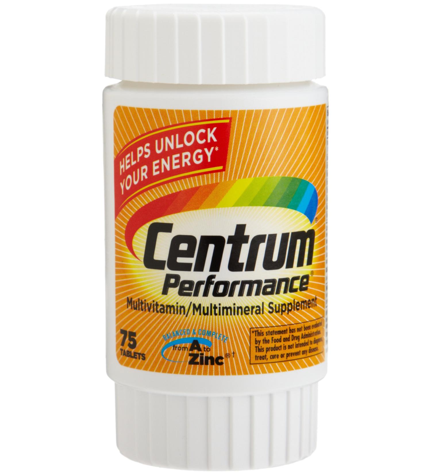 Centrum Performance Vitamins 75 ct