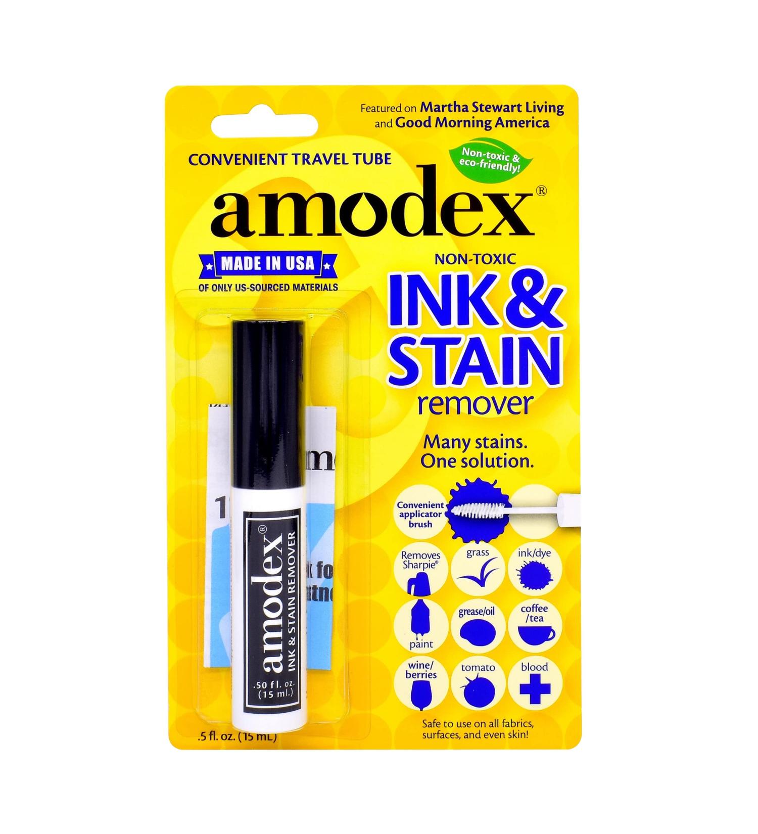 Amodex Ink & Stain Remover 0.5Oz Bottle- - Buy Online on GoSupps.com