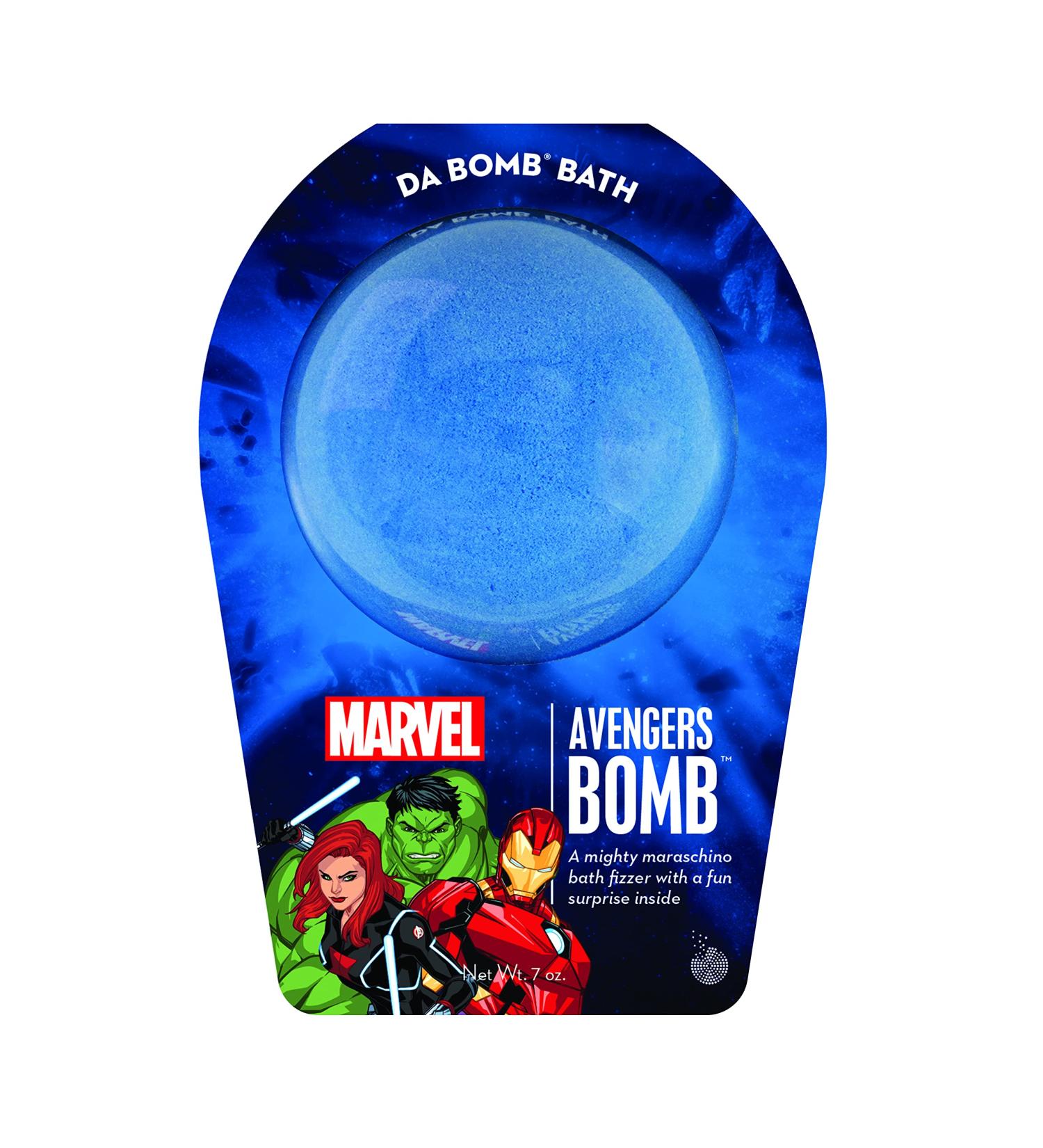 DA BOMB Avengers Bomb Bath Bomb 7oz - Luxurious and Powerful Bath Fizz for a Relaxing Experience - Buy Online on GoSupps.com