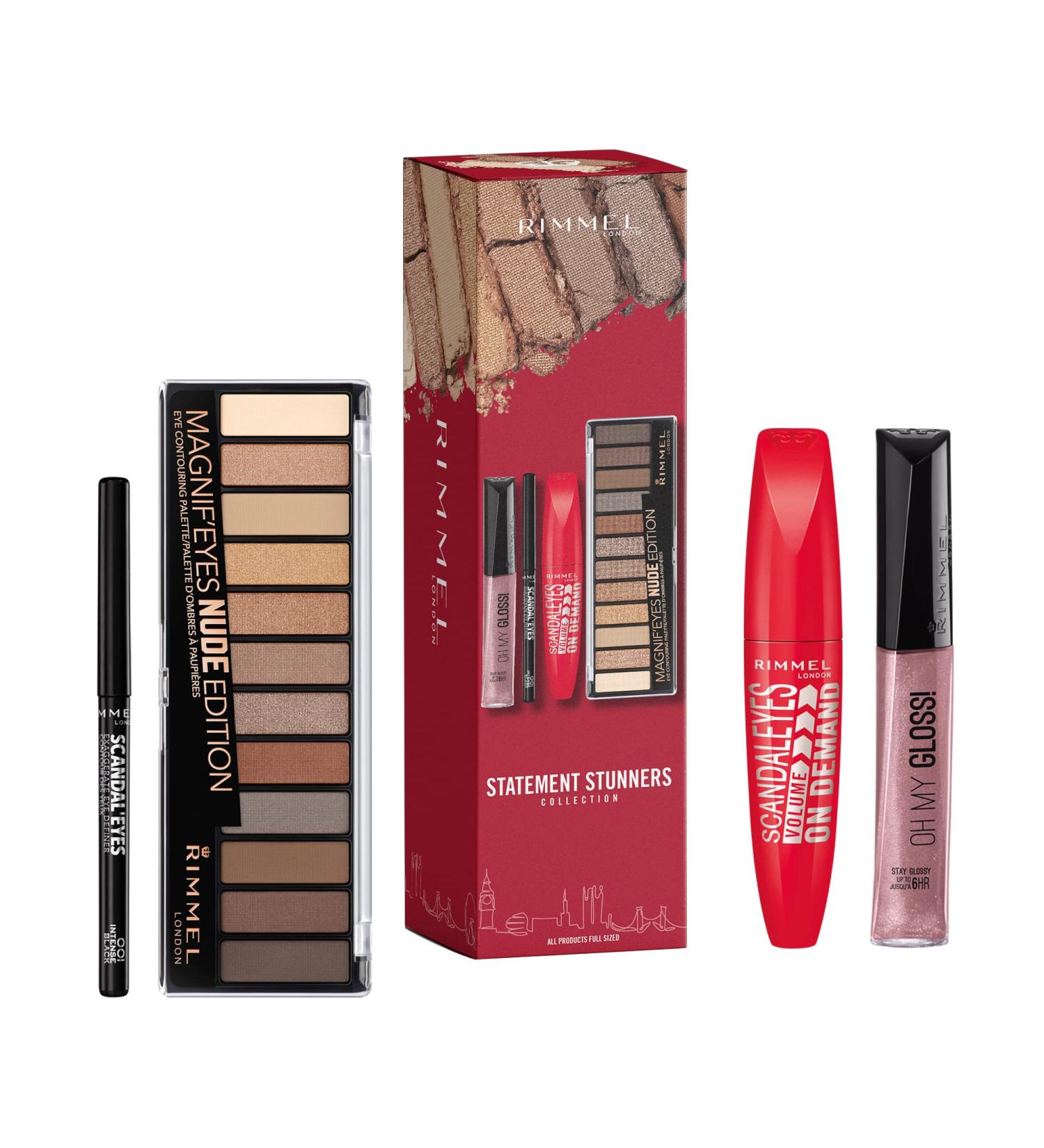 Rimmel Statement Stunners Gift Set - Full Sized Multicolor Collection - Buy Online on GoSupps.com