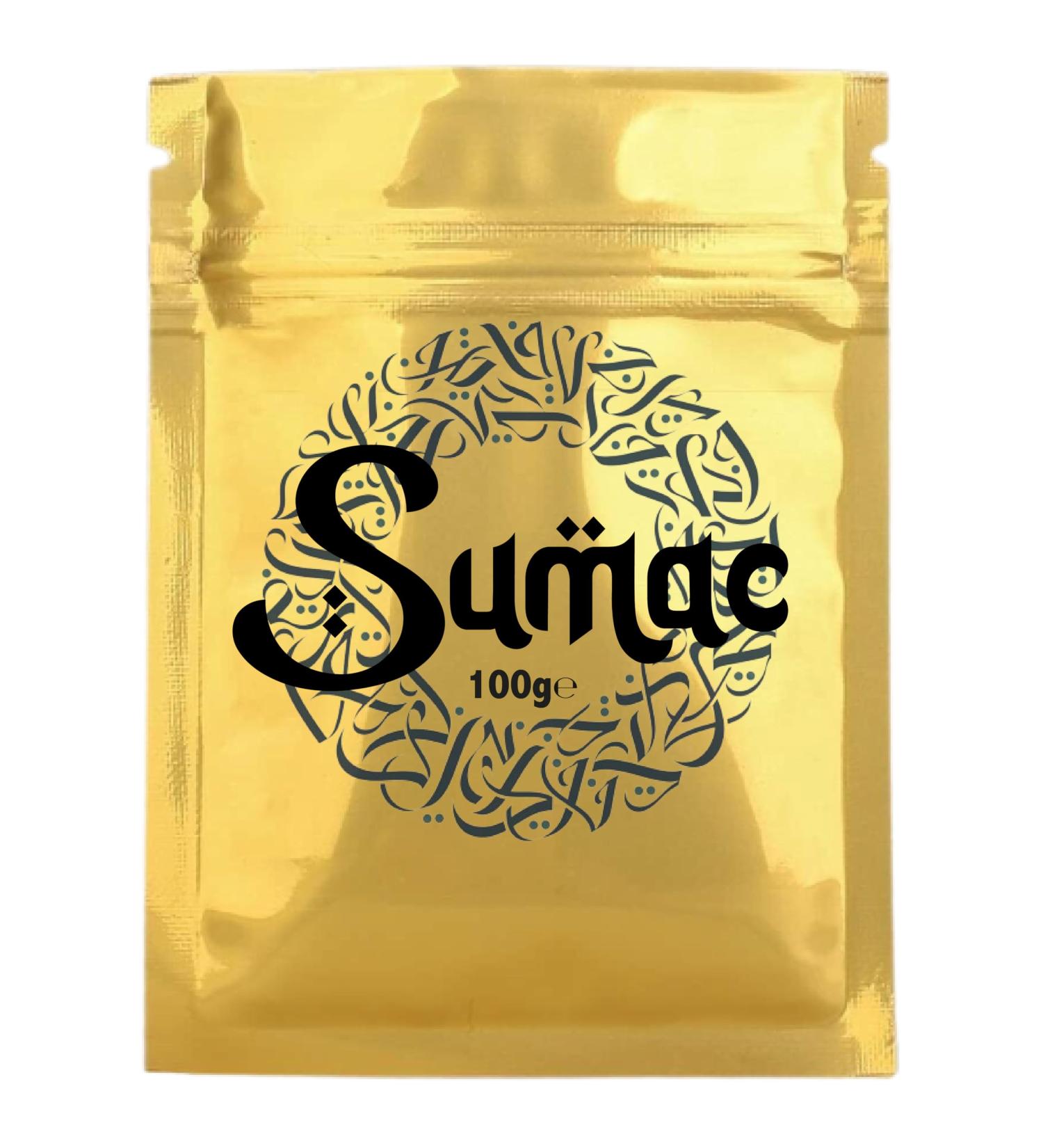 Sumac 100g Authentic Sumac Powder from the Middle East - Premium Quality Spice for Cooking - Re sealable - Fattoush - Musakhan - Buy Online on GoSupps.com