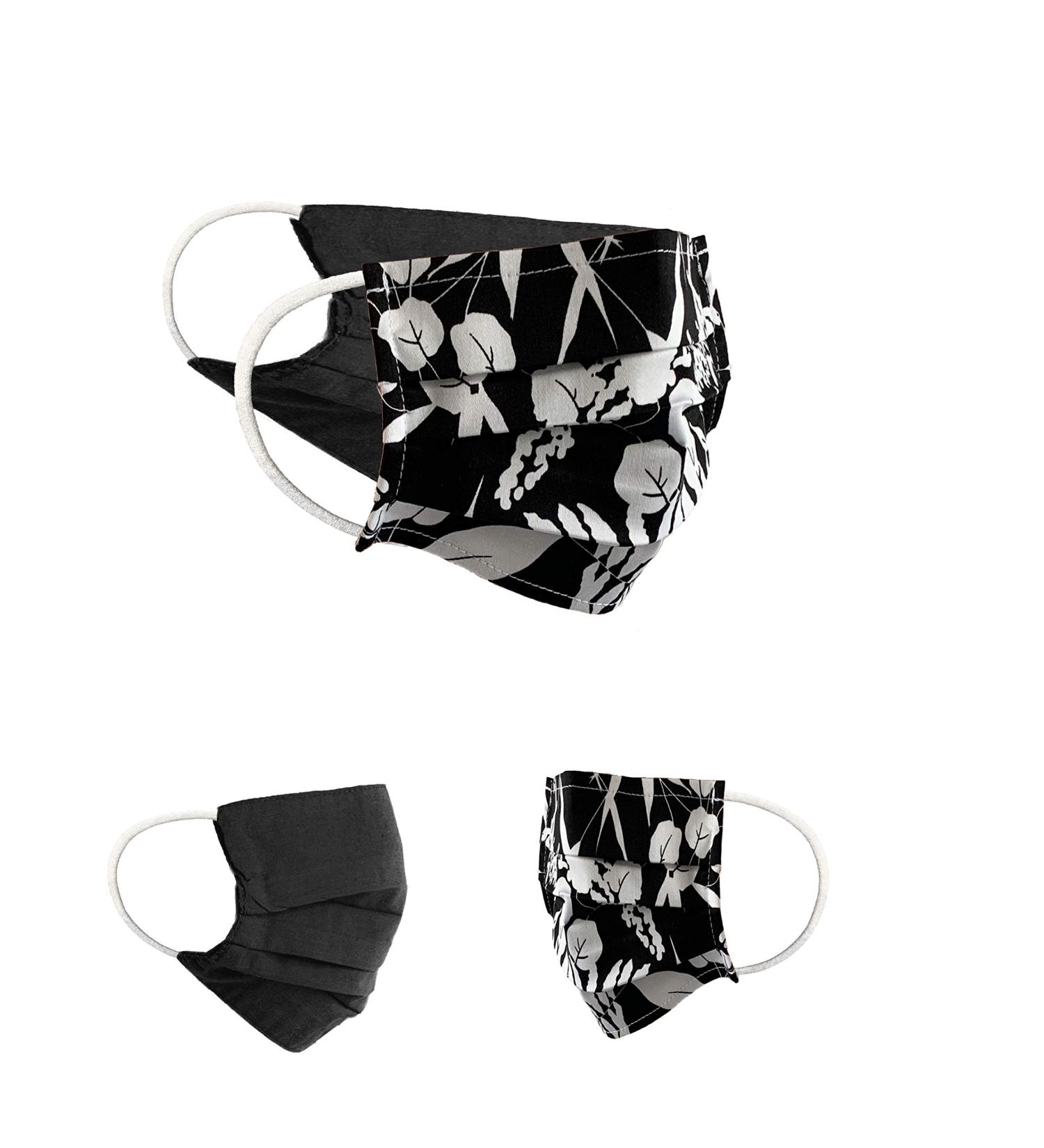 BAF Community Masks 2-Pack Set | Unisex Cotton Washable Masks | Black/White Mundschutz - Stylish & Protective Nose and Mouth Covering - Buy Online on GoSupps.com