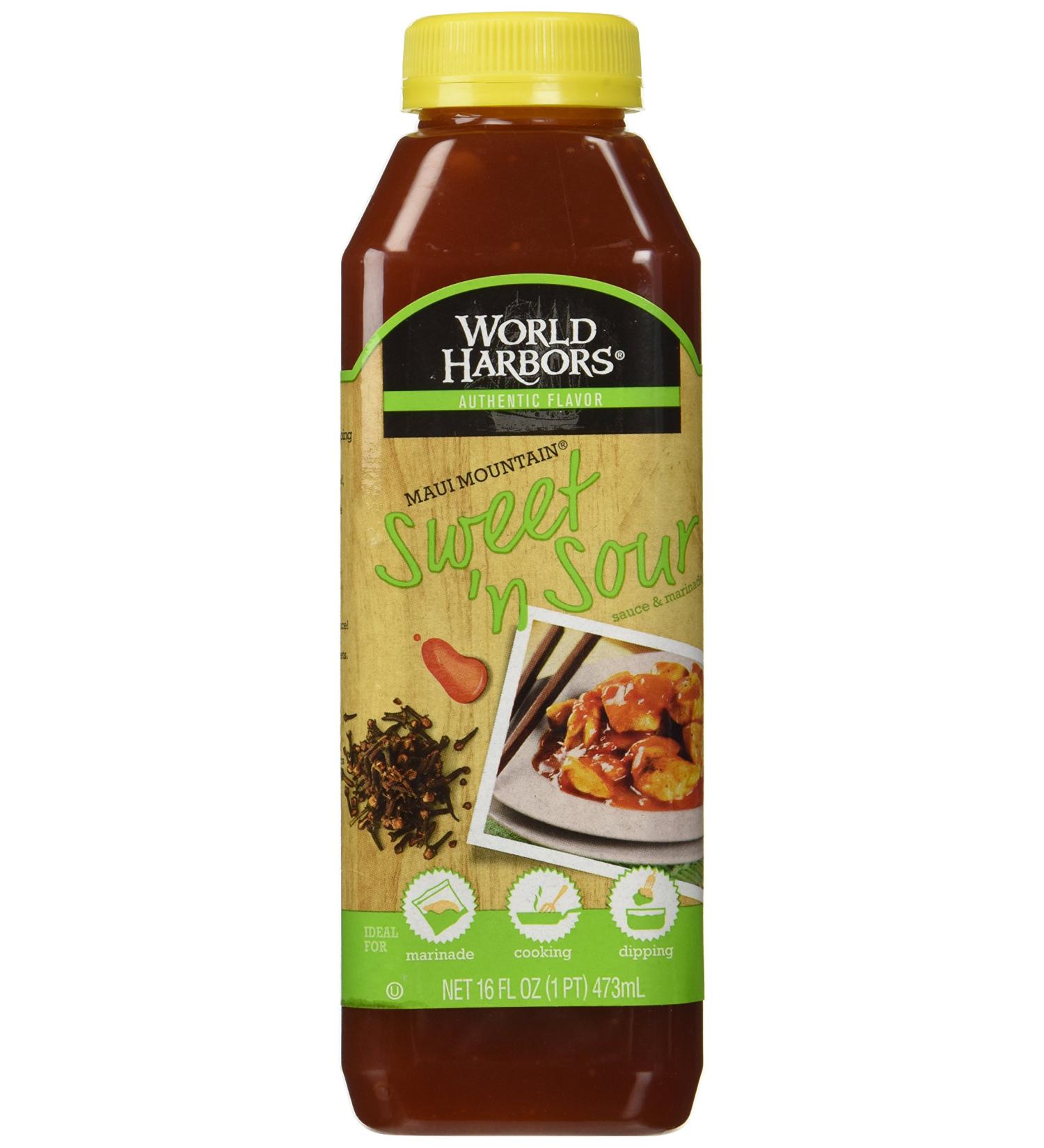 World Harbors Sweet n Sour Sauce - 16 fl oz | Authentic Asian Flavors - Buy Online on GoSupps.com