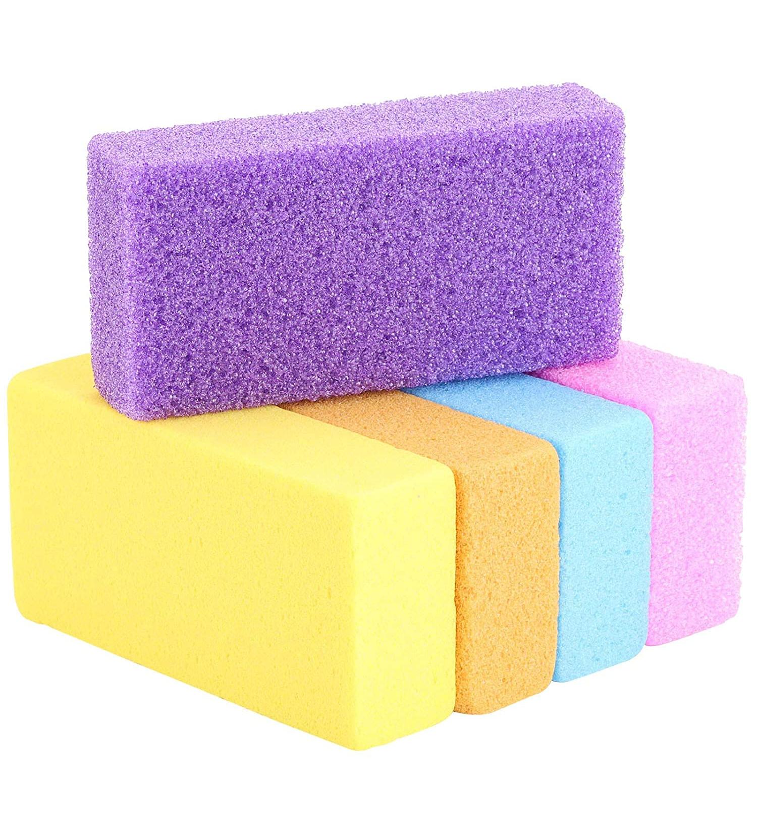 Pumice Stone for Feet Callus Remover 5Pcs Foot Pumice Stone for Dead Skin Callus Removal(Multicolor) Foot-pumice-5 - Buy Online on GoSupps.com