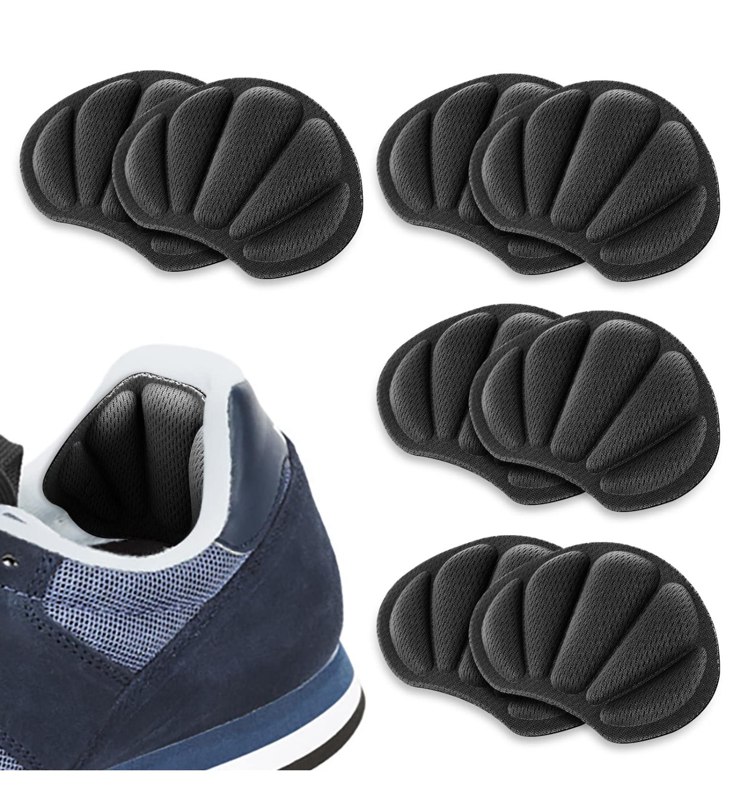 Sibba Heel Cushion Inserts - 4 Pairs of Black High Heel Pillows & Shoe Protectors for Comfort & Support | Ideal for Men & Women - Buy Online on GoSupps.com