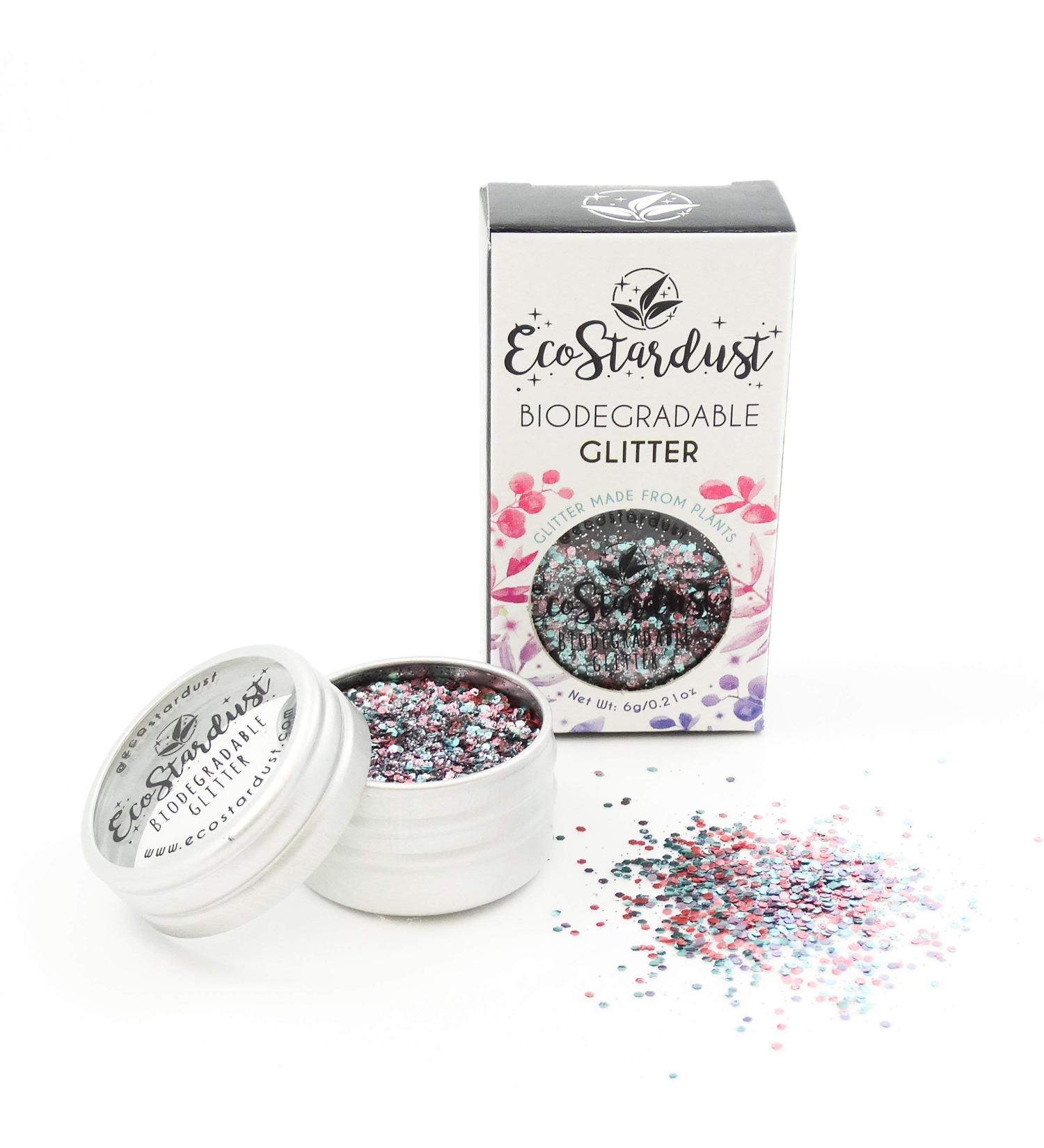 EcoStardust Unicorn Dreams Bioglitter Biodegradable Glitter for Face and Body 6 g / 10 ml