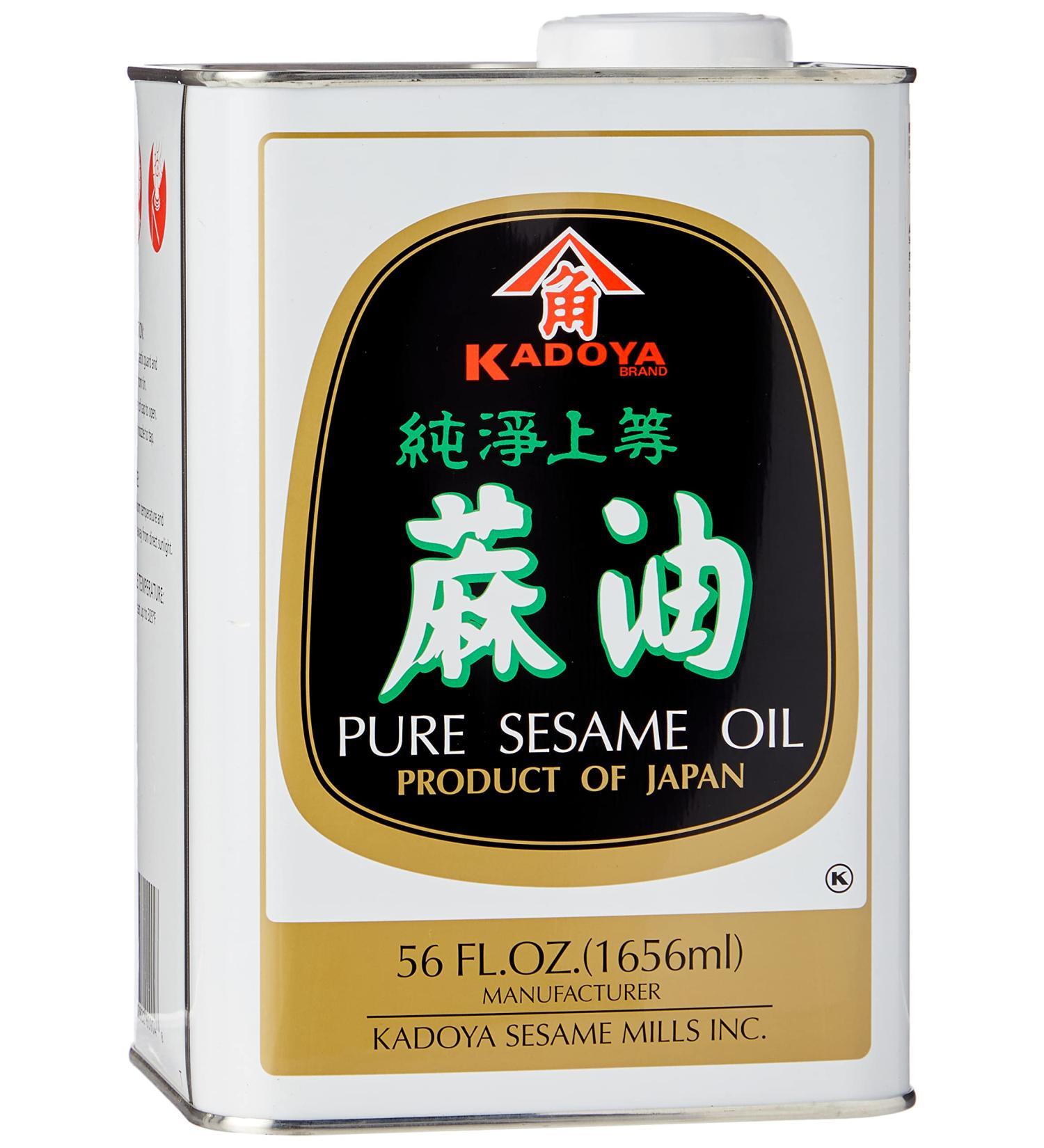KADOYA Pure Sesame Oil 1656ml - Premium Quality Sesame Oil for Cooking and Dressings - Buy Online on GoSupps.com