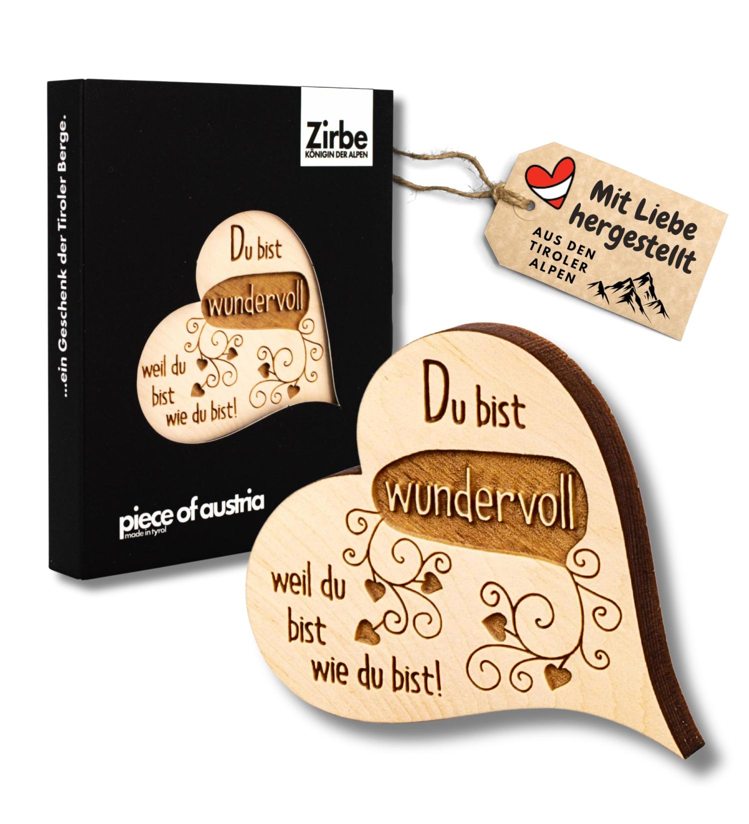 Sagl.Tirol Zirbenherz Mini - Premium Gift in High-Quality Packaging | International Shipping Available - Buy Online on GoSupps.com