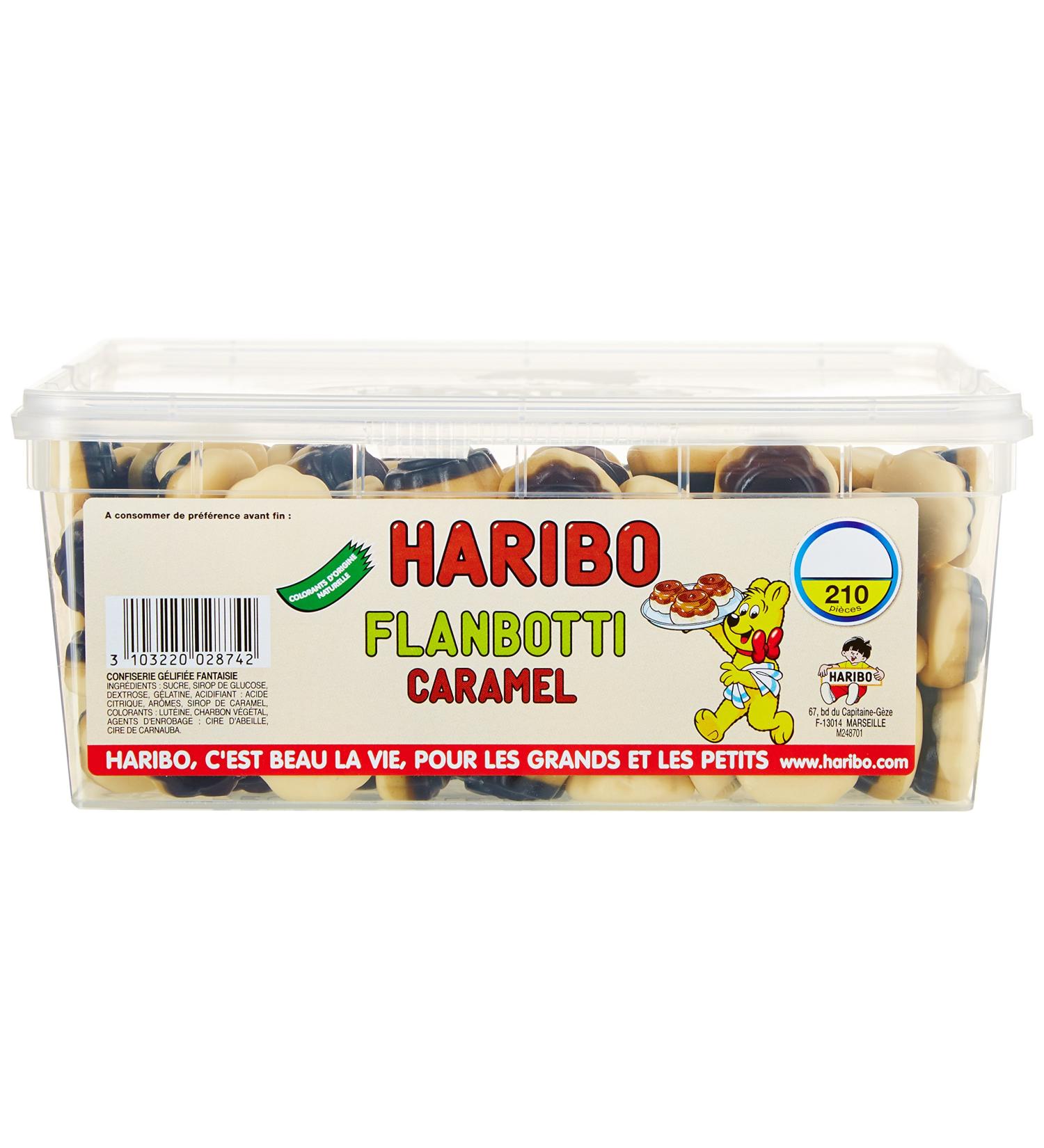 Haribo Flanbotti Caramel Jelly Candy x 210 Pieces 1.2 kg - Buy Online on GoSupps.com