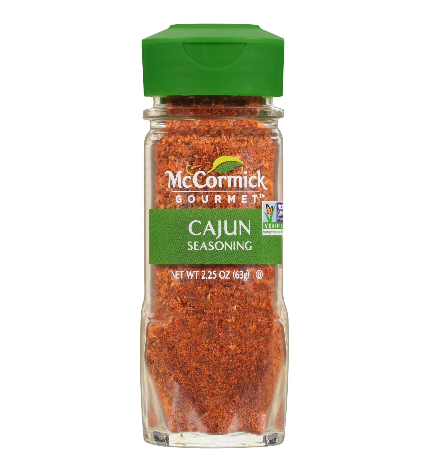 McCormick Gourmet Cajun Seasoning 2.25 oz - Authentic Blend of Spices for Cajun Cooking - Buy Online on GoSupps.com