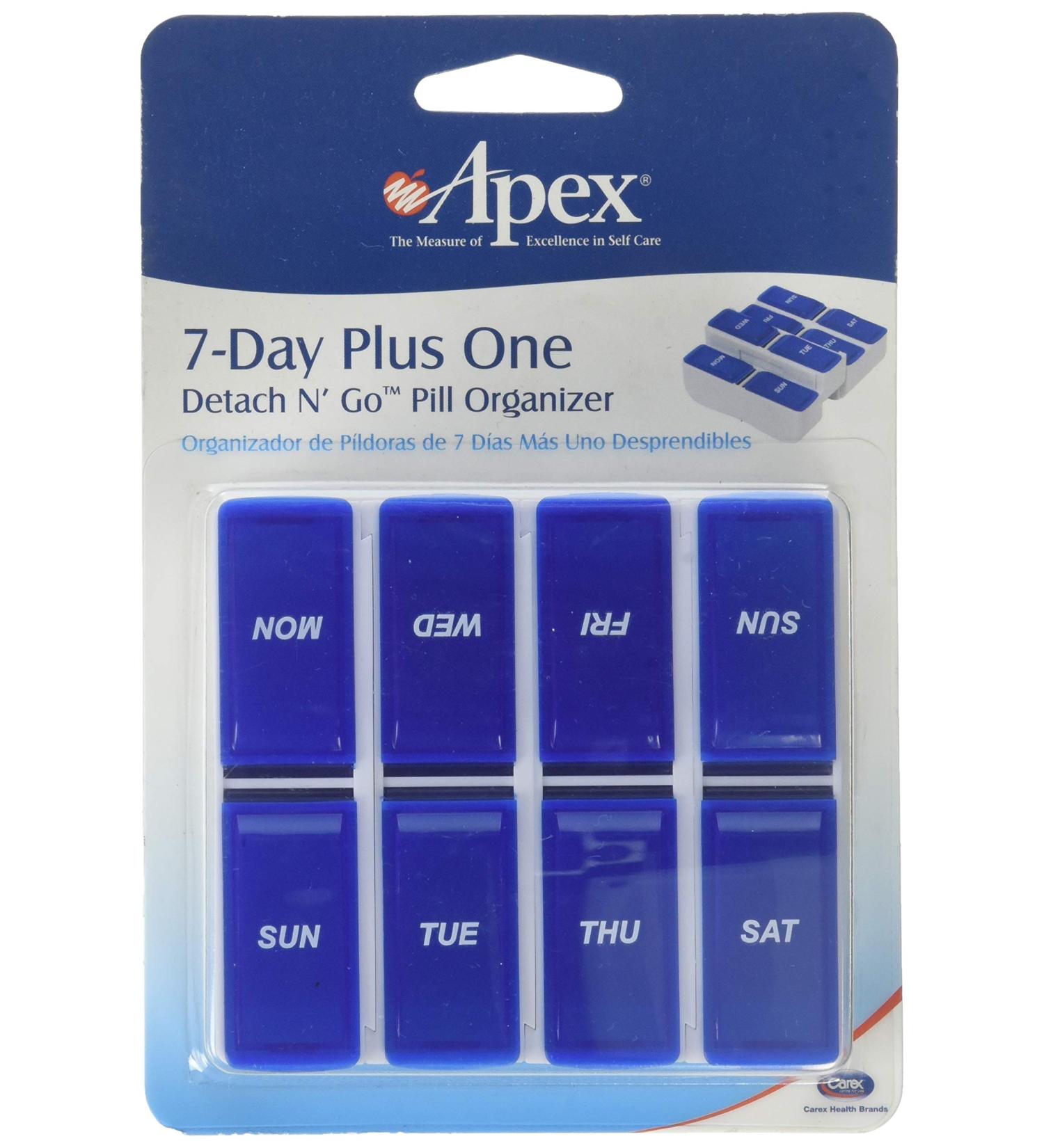 Buy DSS 7-Day Plus 1 Detach N Go Pill Organizer - International Shipping Available - Buy Online on GoSupps.com