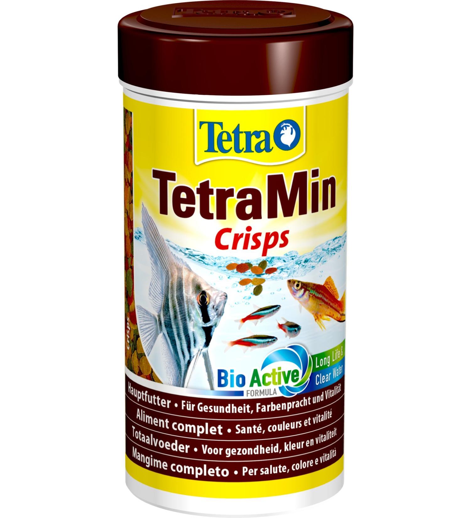 Tetramin Crisps Fish Feed - High Nutritional Value for Tropical Decorative Fish | 250 ml / 60 g Pack | International Shipping Available - Buy Online on GoSupps.com