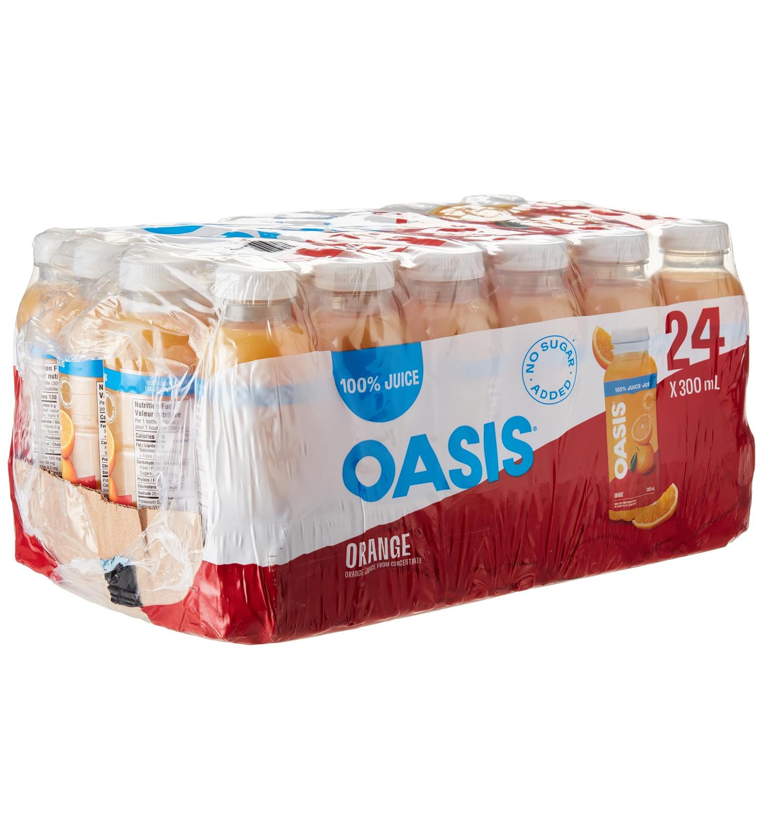 Oasis Orange Juice 300 mL 24-pack - Buy Online on GoSupps.com