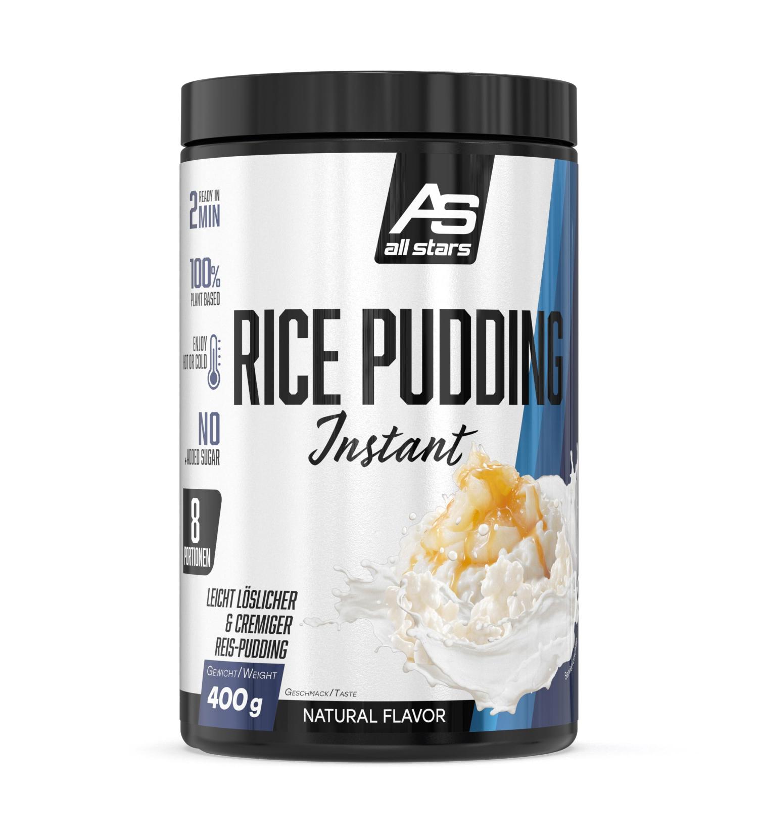 Buy All Stars Instant Rice Pudding (400g) - 100% Rice Flour Low Fat Sugar-Free Energy Boost for Training & Daily Life - Buy Online on GoSupps.com