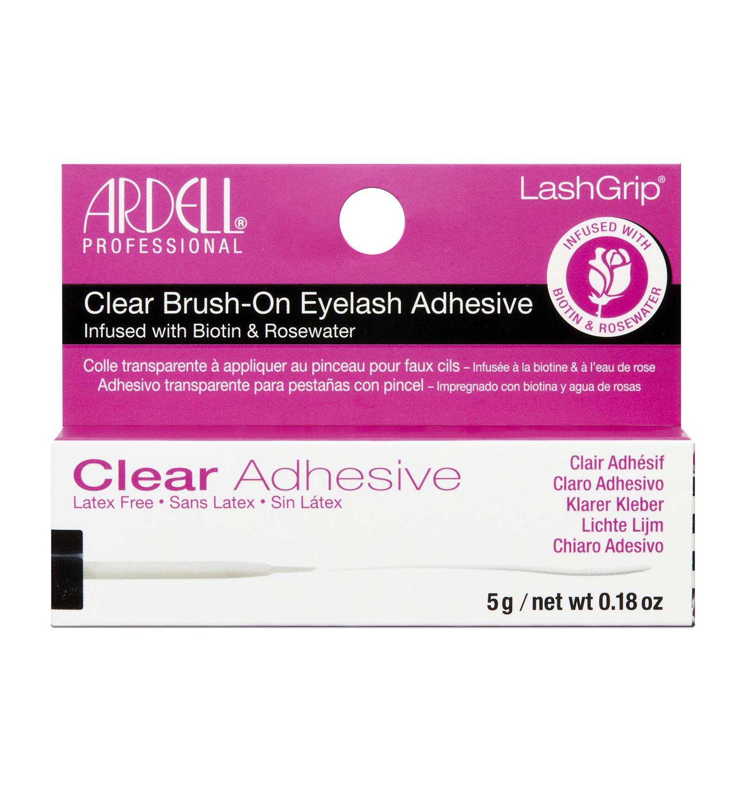 Ardell LashGrip Biotin & Rosewater Strip Adhesive - Clear | Best International Shipping for Perfect Lashes - Buy Online on GoSupps.com