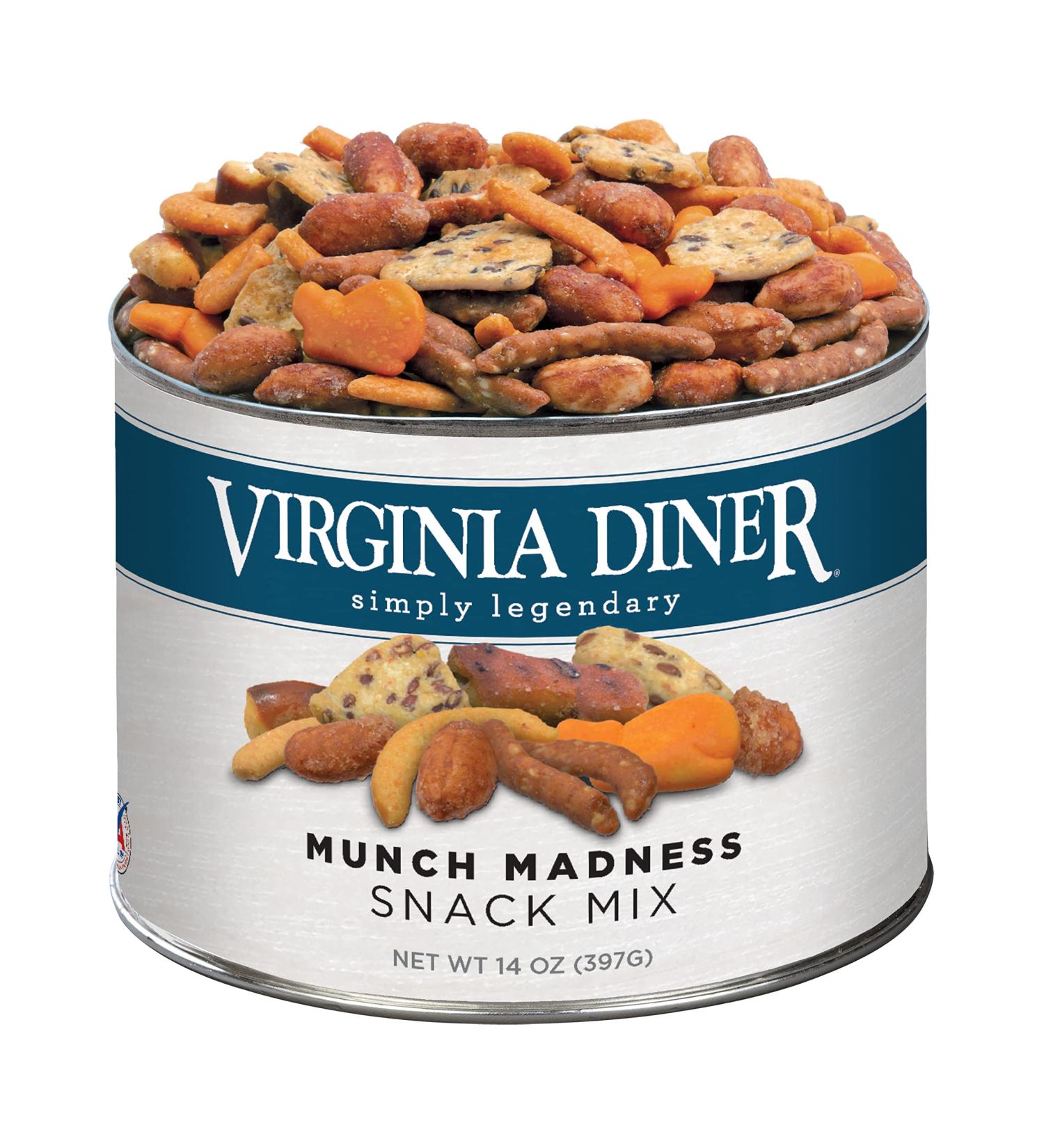 Virginia Diner Honey Cheddar Crunch Snack Mix 14oz - Savory Treat | Best Snacking Bar Mix - Buy Online on GoSupps.com