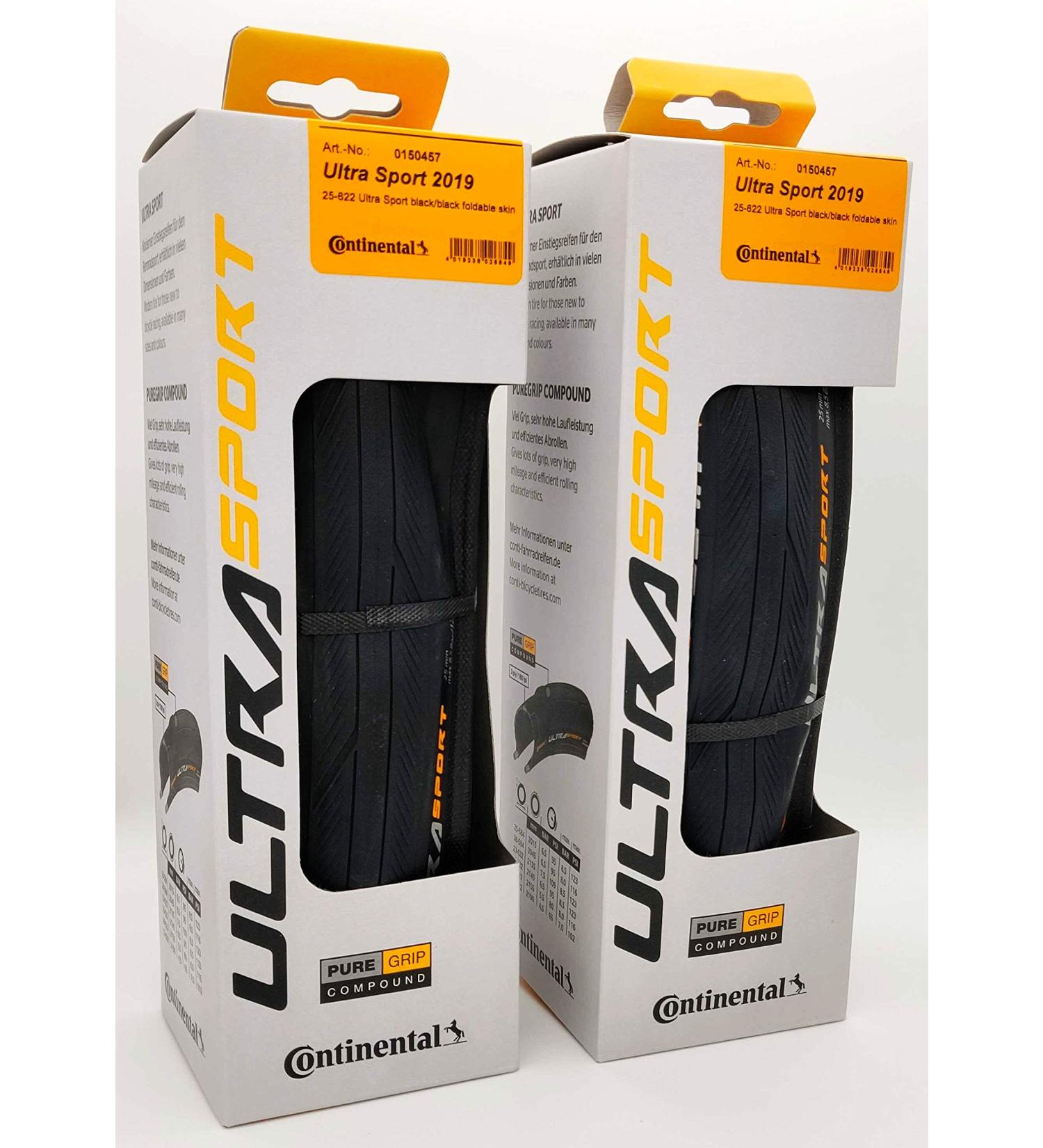 Ultra Sport III 700x25 Black/Black - High Performance Bike Tire - Buy Online on GoSupps.com
