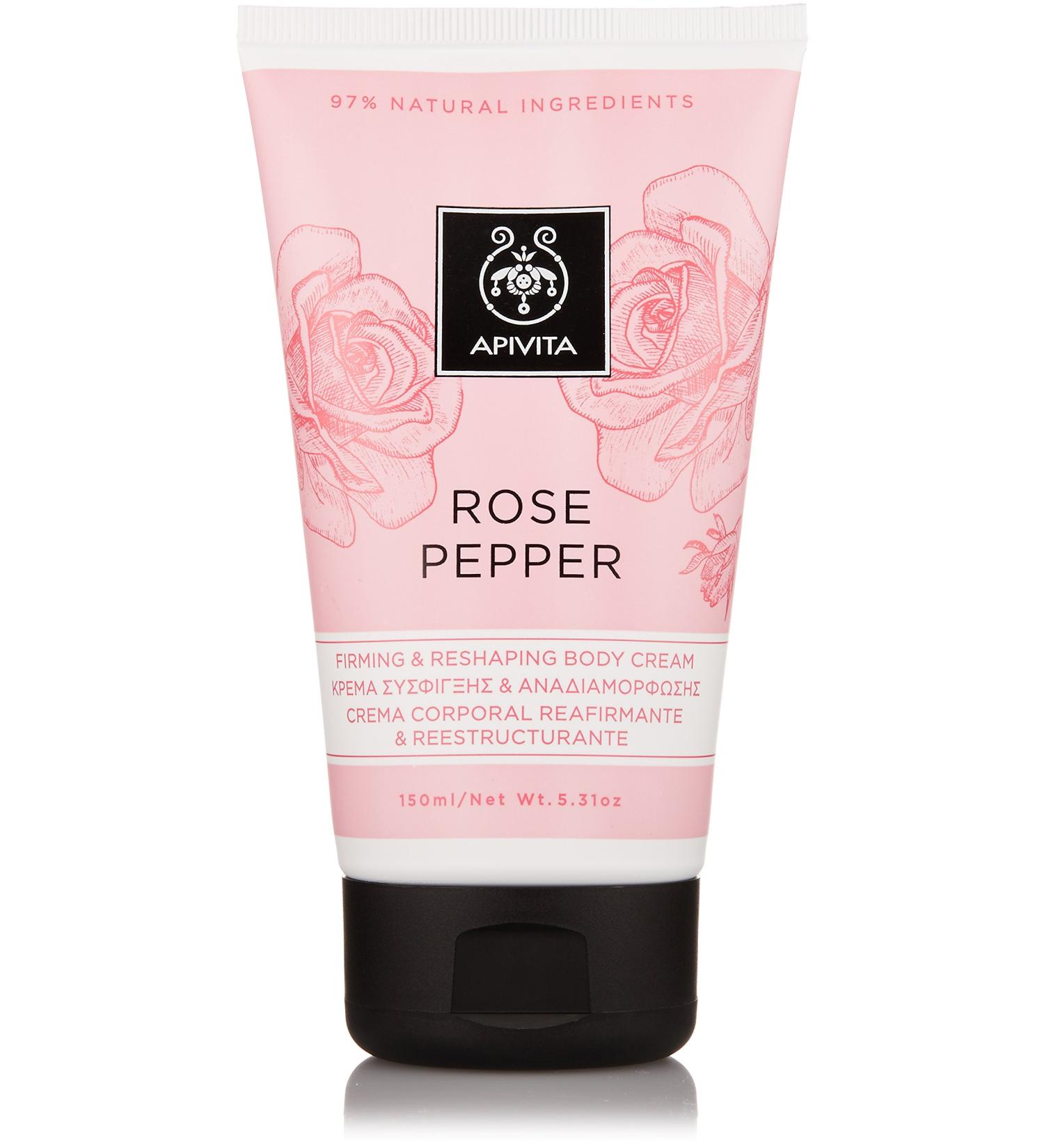 Apivita Rose Pepper Firming Body Cream 150ml - Buy Online on GoSupps.com