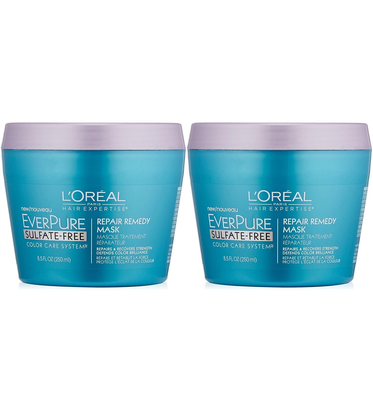 L'Oreal Paris Everpure Repair and Defend Rinse Out Mask - 8.5 fl oz (Pack of 2) - Buy Online on GoSupps.com