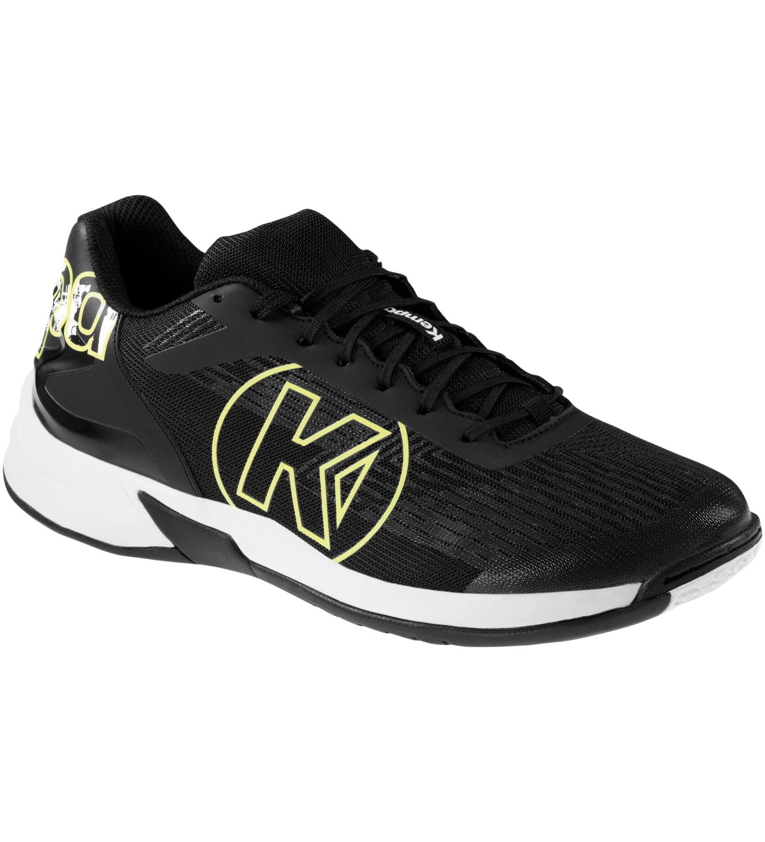 Kempa Unisex Attack Three 2.0 Sneaker | Breathable Handball Jogging & Outdoor Leisure Shoes in Black | Available in 41 EU - International Shipping - Buy Online on GoSupps.com