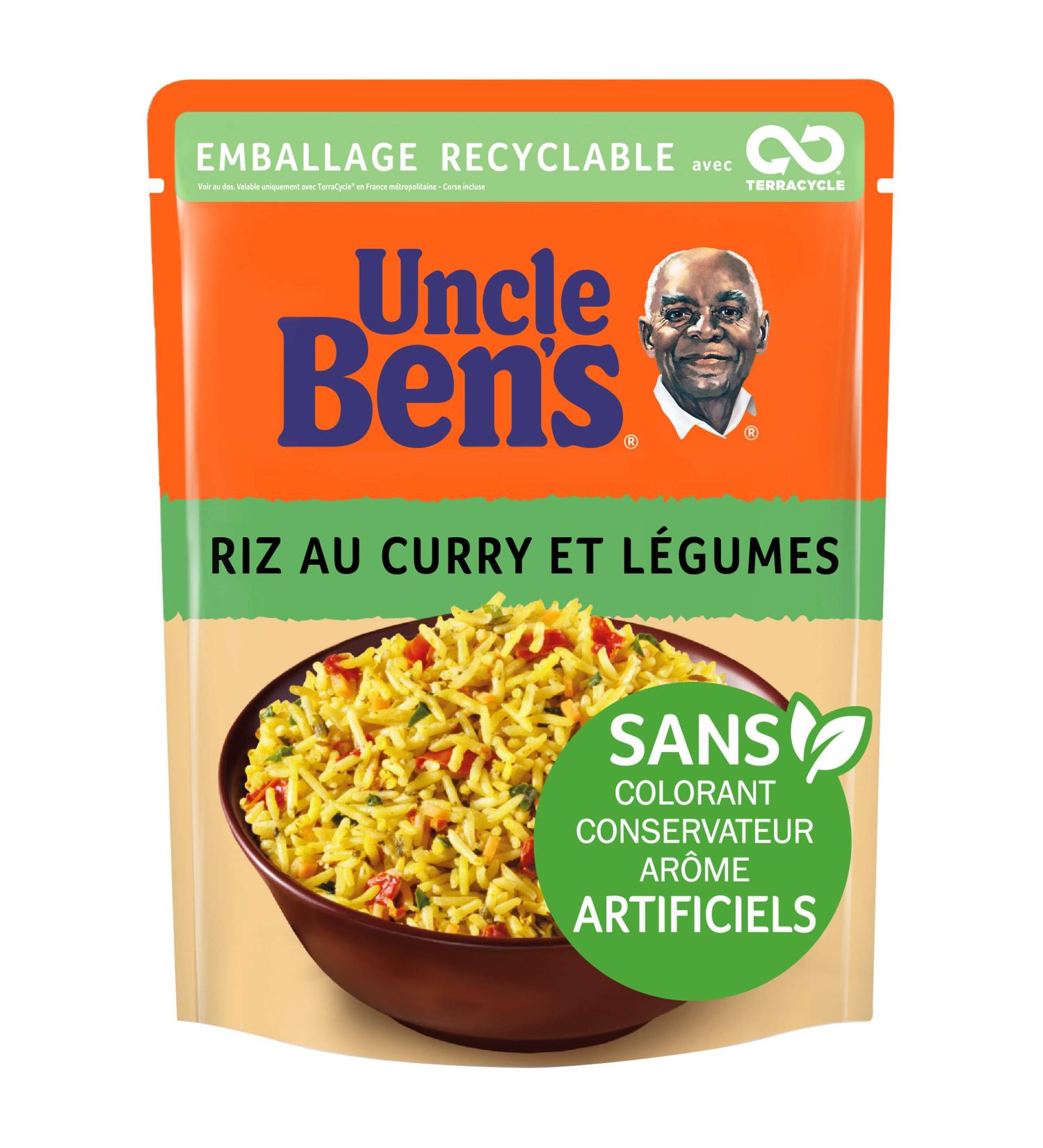 Uncle Ben's Express Vegetable Curry Rice 2 Min Microwave Fry Pan 250g - Buy Online on GoSupps.com