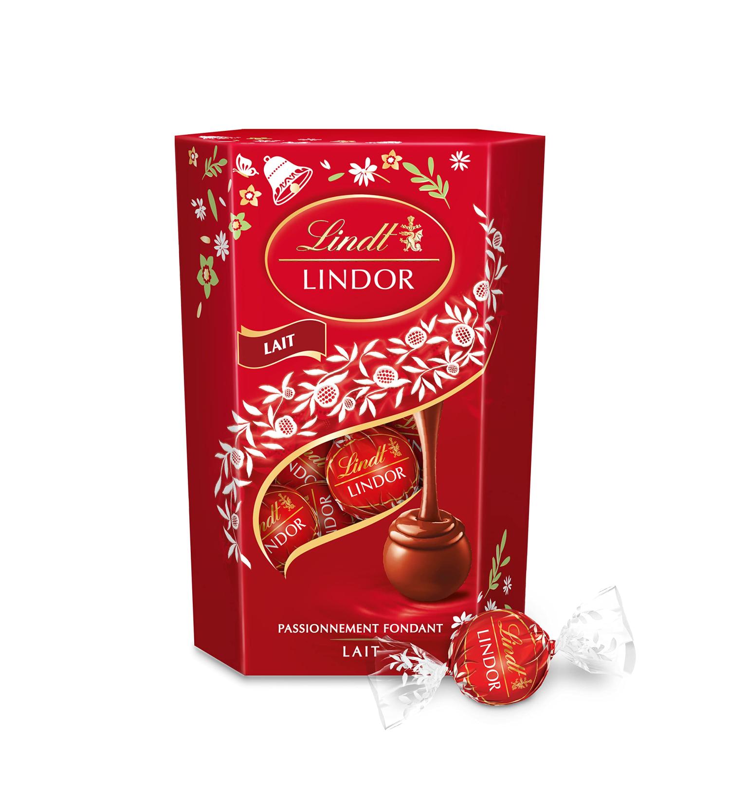 Lindt - Cornet LINDOR - Milk Chocolate - Ideal for Easter 200g - Buy Online on GoSupps.com