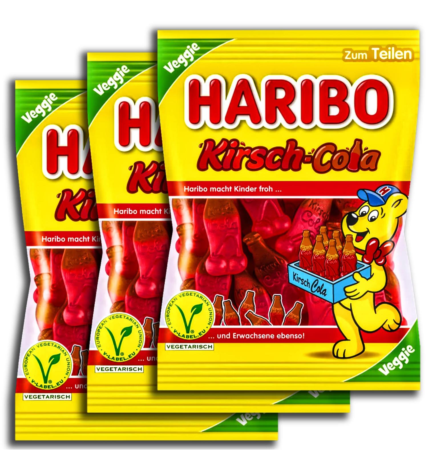 Pack of 3 Haribo Cherry Cola 3 x 175g