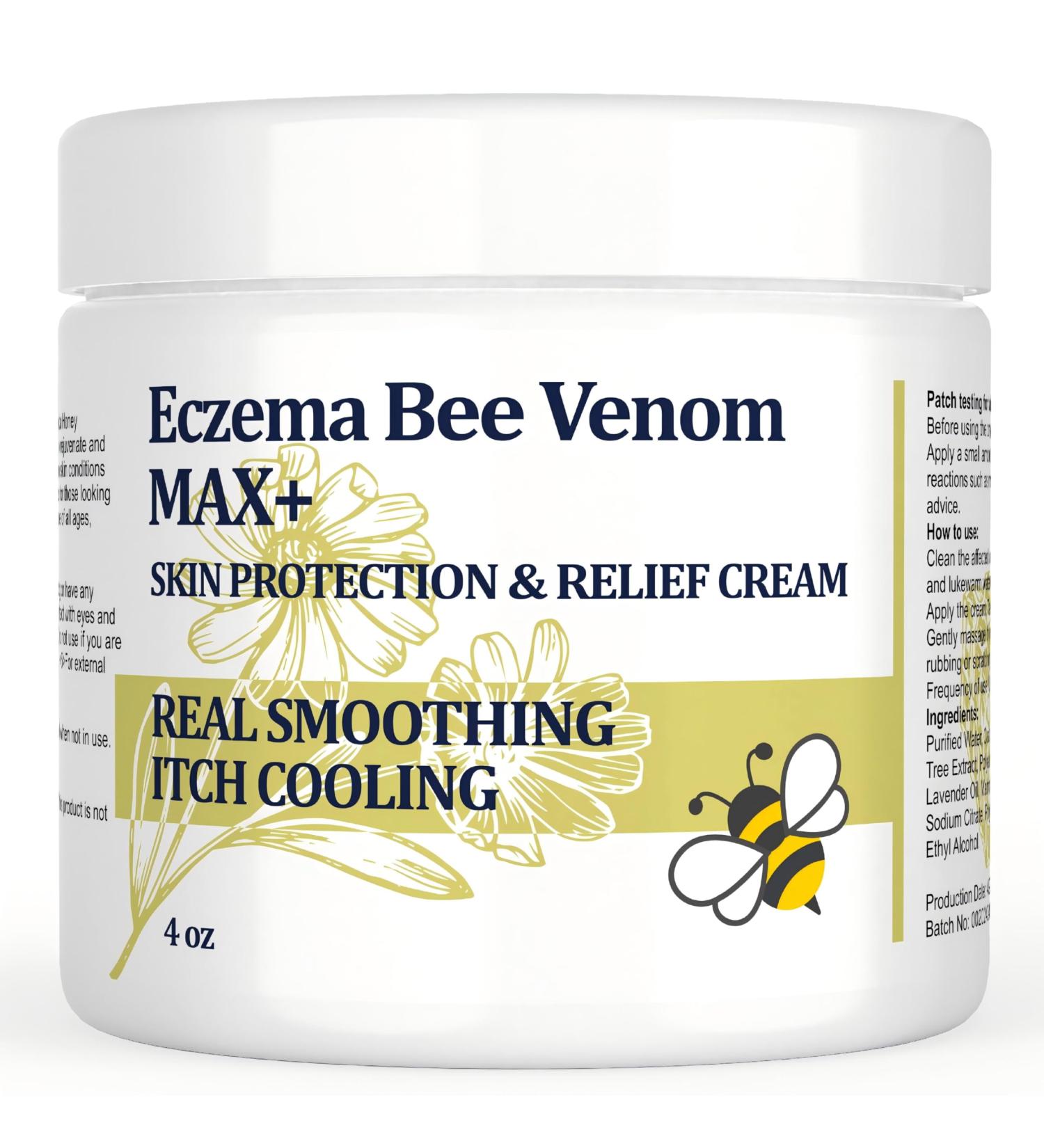 High Strength Bee Venom Moisturizing Cream Natural Skin Ointment for Dryness & Irritation Relief Full Body & Foot Care for All Ages' Daily Use 4 Fl Oz (Pack of 1) - Buy Online on GoSupps.com