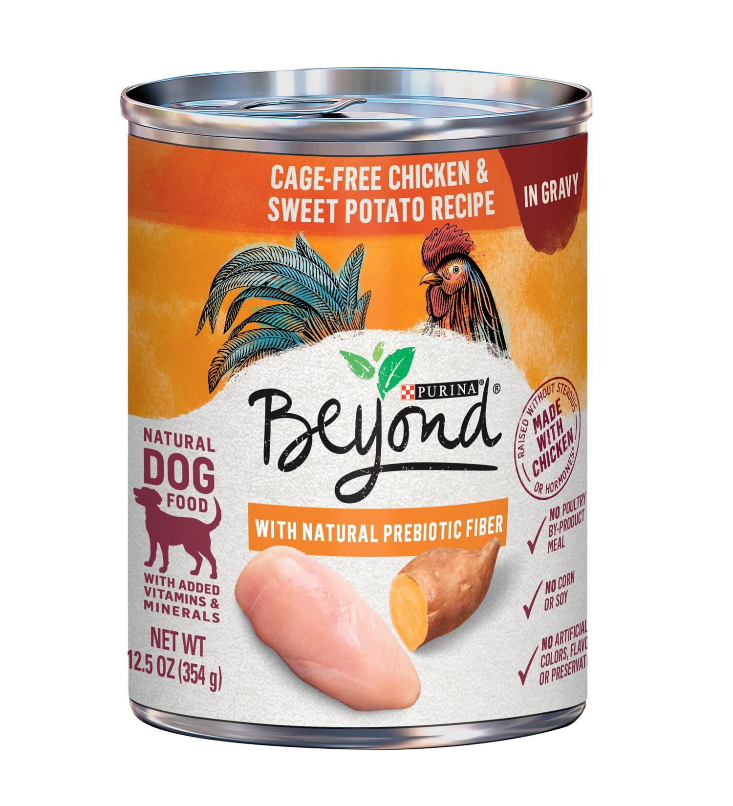 Purina Beyond Grain Free Wet Dog Food in Gravy - Chicken & Sweet Potato, 12.5 oz Cans (12-Pack) - Buy Online on GoSupps.com