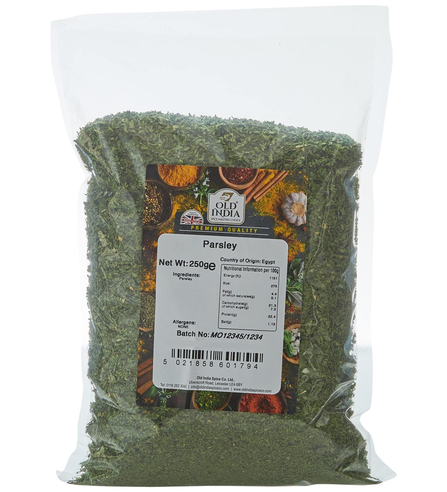 Old India Parsley 250g - Premium Quality Parsley Leaves for Culinary Delights - Buy Online on GoSupps.com