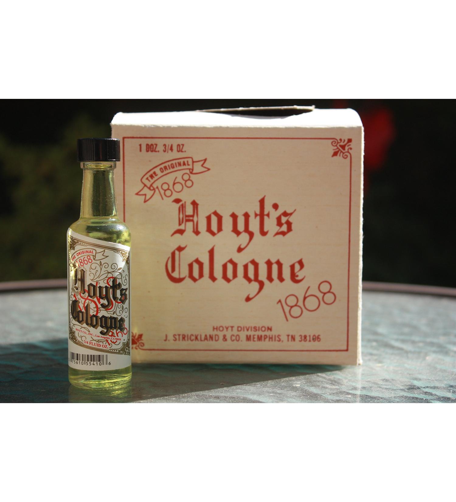 1 BOTTLE - HOYT'S COLOGNE 3/4 FL OZ ORIGINAL GLASS BOTTLE