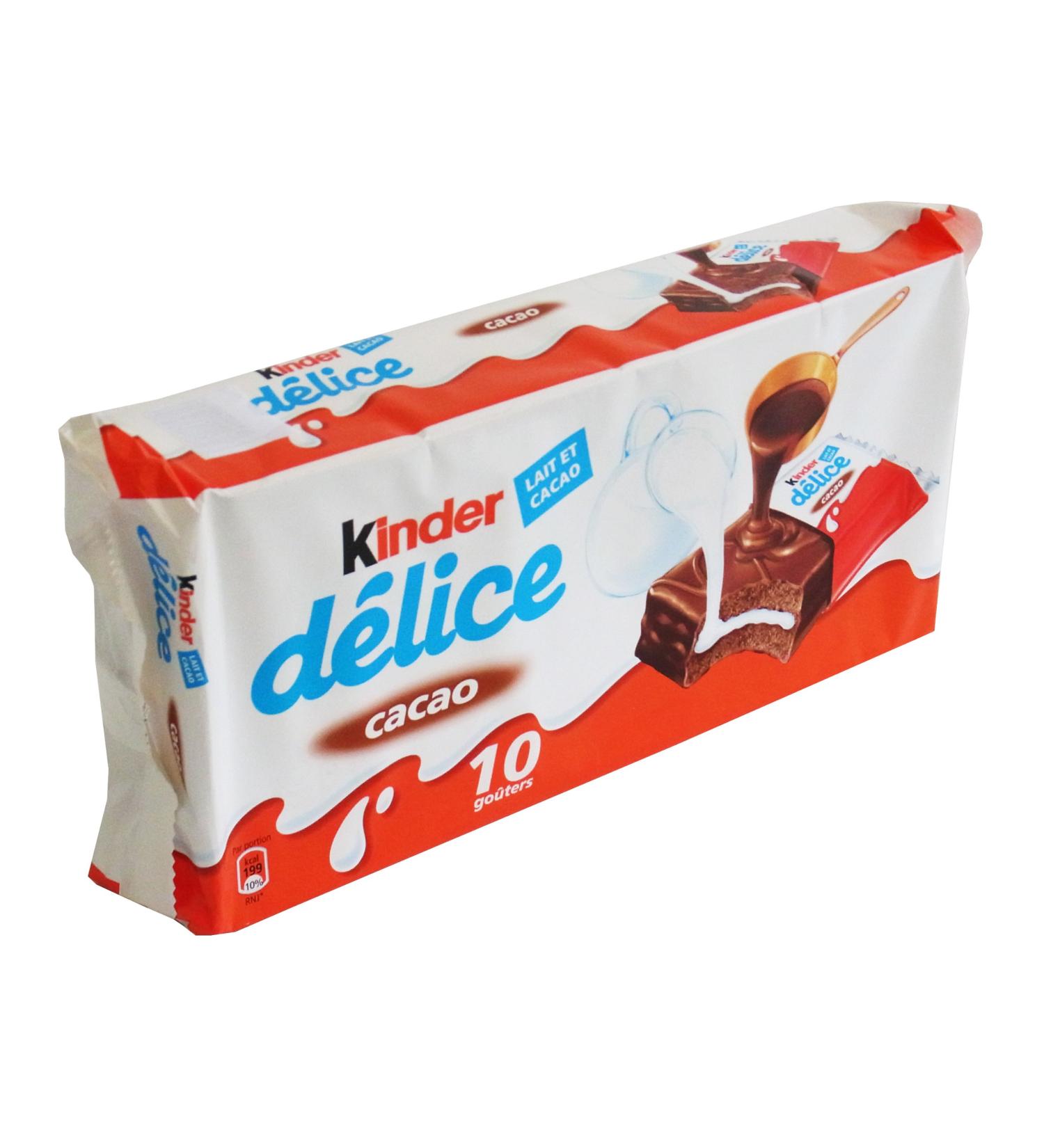 Ferrero Kinder Delice Cacao 10er Pack (10 x 42g) - Buy Online on GoSupps.com