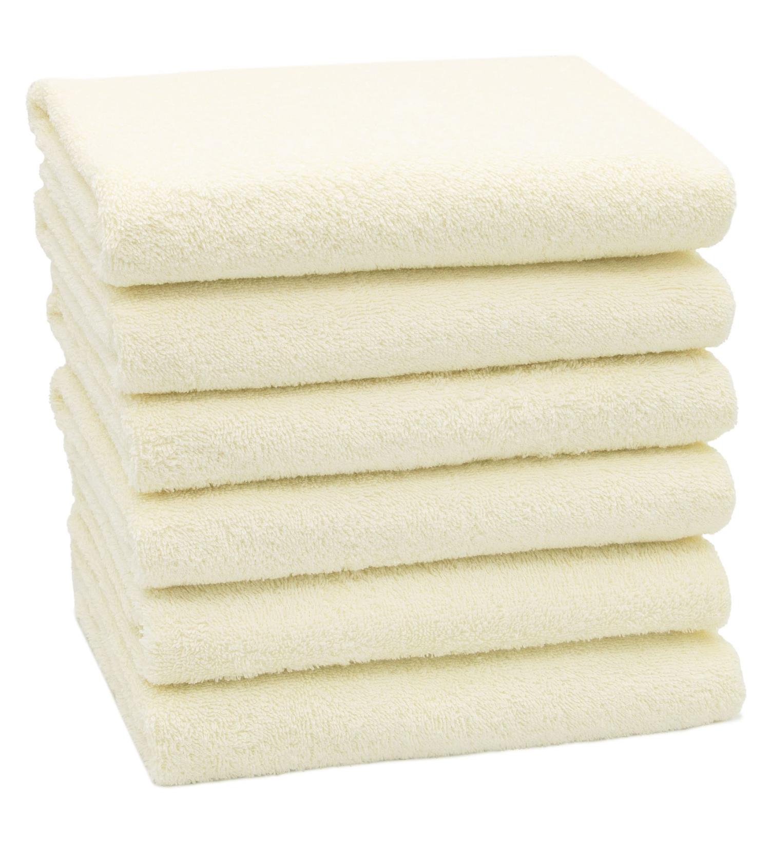 Buy Zollner 6 Set Beige Bath Towels 50x100 cm - Soft Strong Hotel Quality - Washable with Hanger - International Shipping Available - Buy Online on GoSupps.com