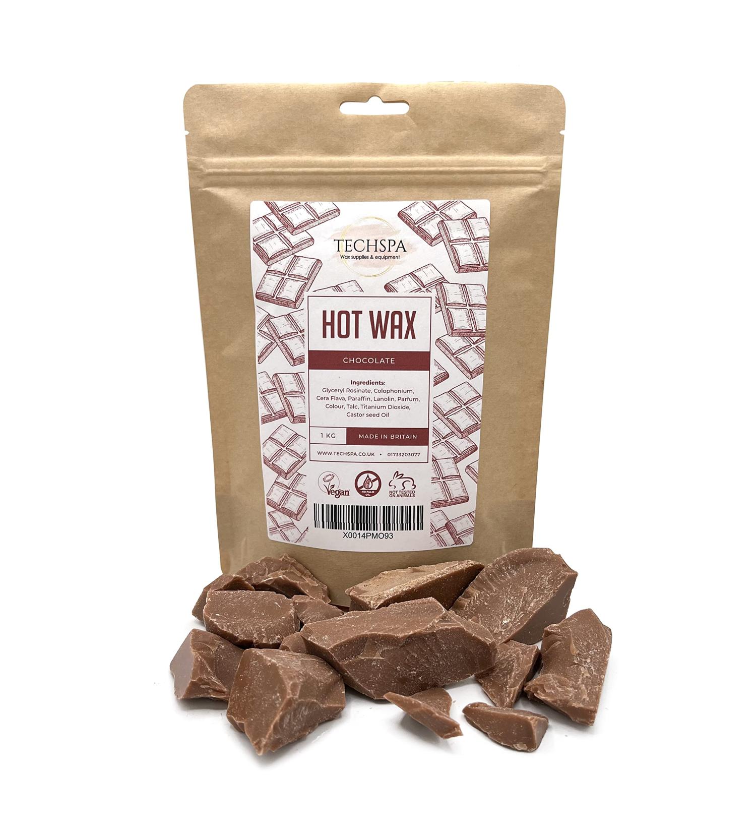 Buy Hot Wax Chocolate Brown | Handmade UK | No Strips Required | 1000g for Legs Bikini & Face - Buy Online on GoSupps.com