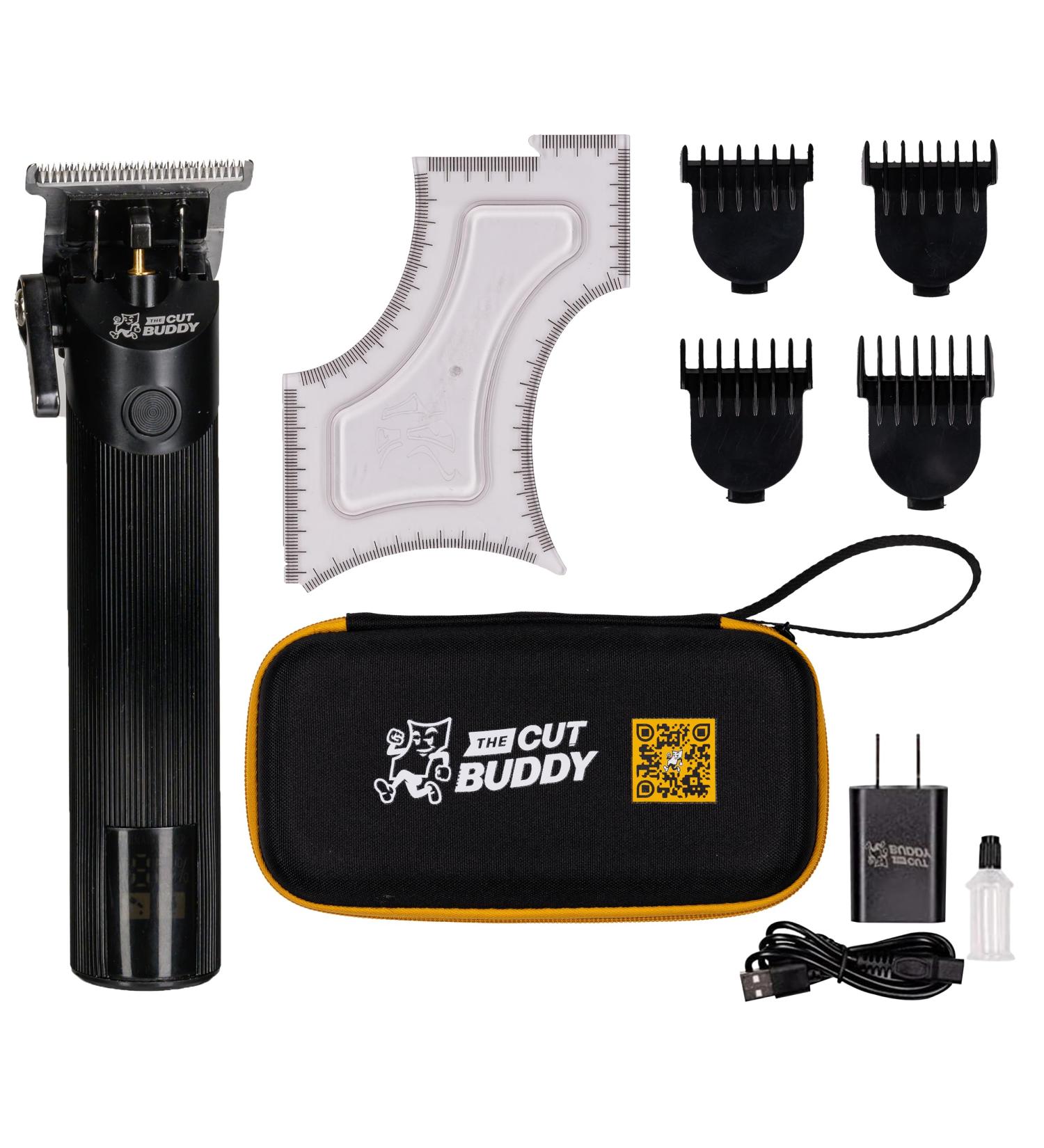 Cordless Trimmer with 4 Guards & Shaping Tool | Perfect for Beginners & Men s Hairline & Beard Edging | Trim Buddy - Buy Online on GoSupps.com