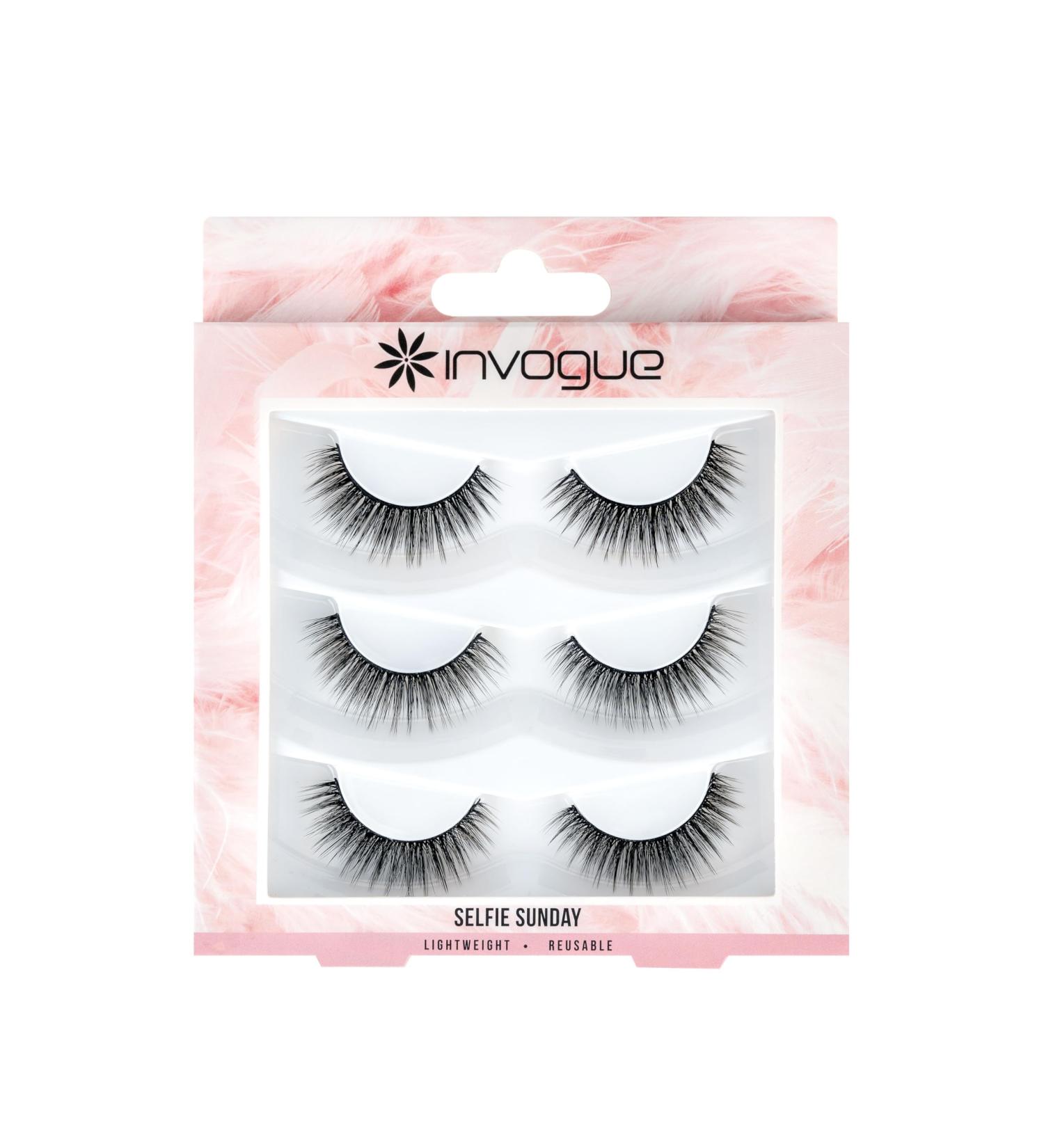 Invogue Vault 2 Multipack Lashes - 3 Pairs | Premium 100g Eyelashes for International Shipping - Buy Online on GoSupps.com