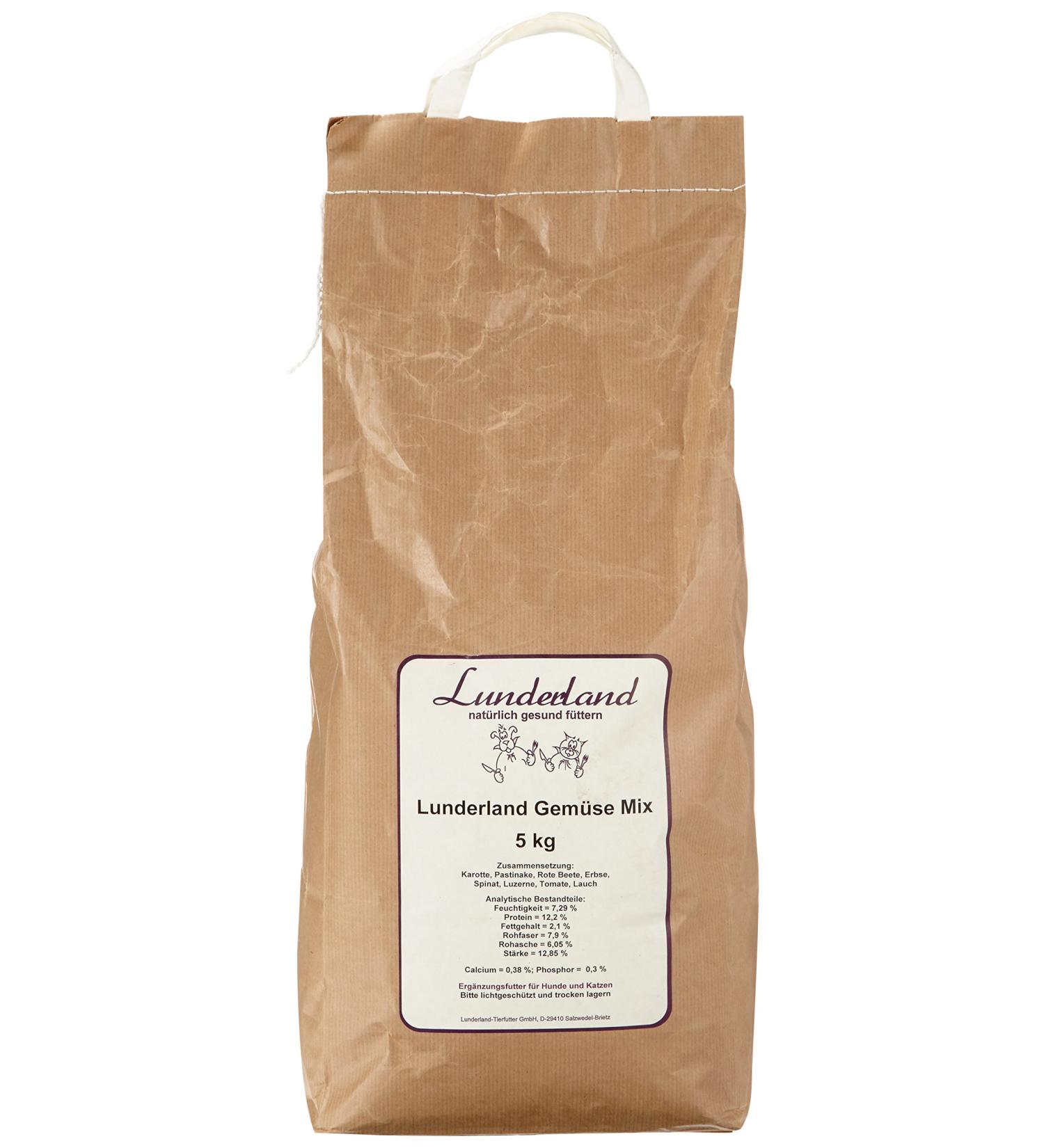 Lunderland - vegetable mix grain free 5 kg 1st Pack (1 x 5 kg) - Buy Online on GoSupps.com