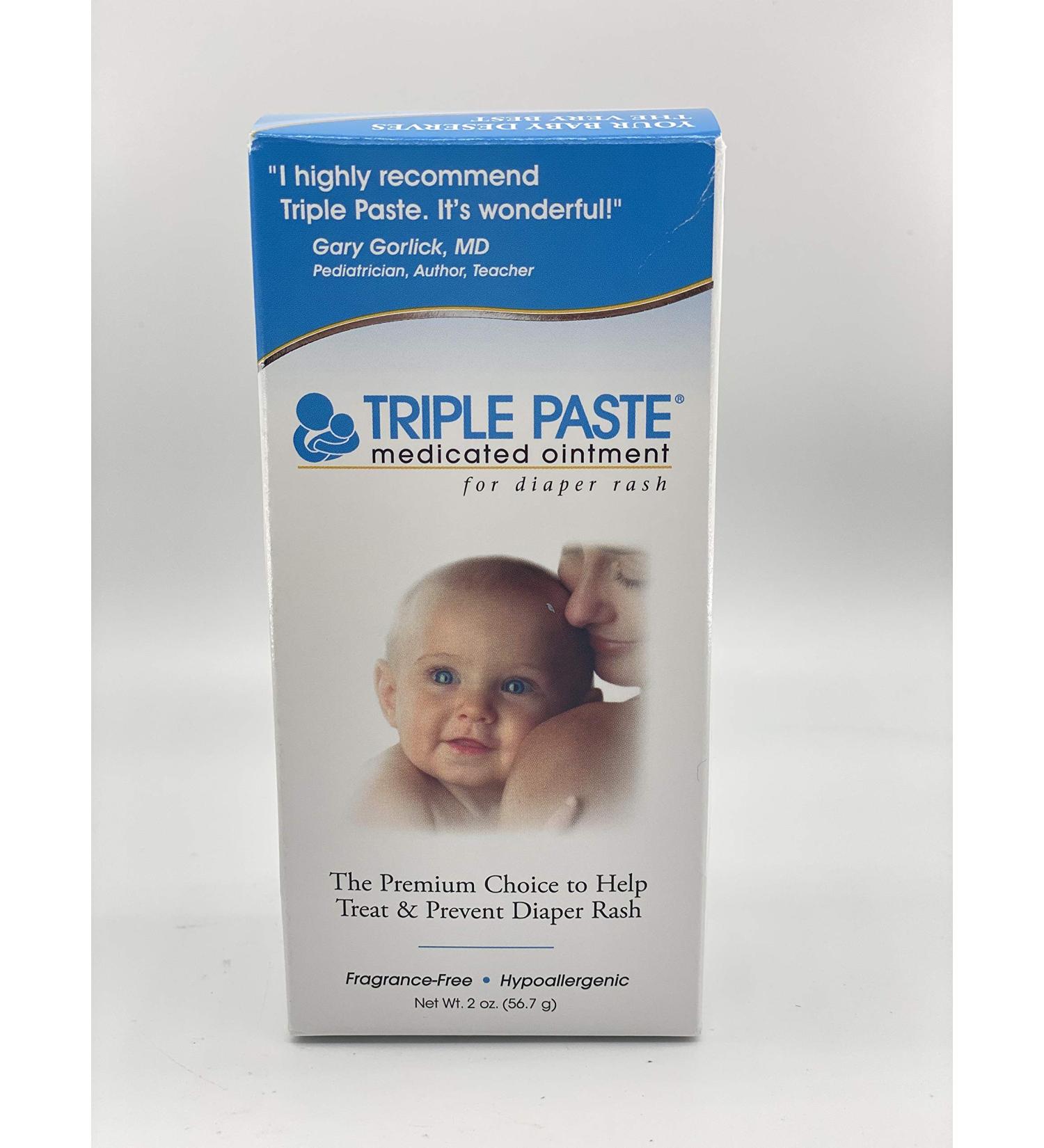 Triple Paste Diaper Rash Ointment 2oz - Fast Relief for Baby's Skin - Buy Online on GoSupps.com