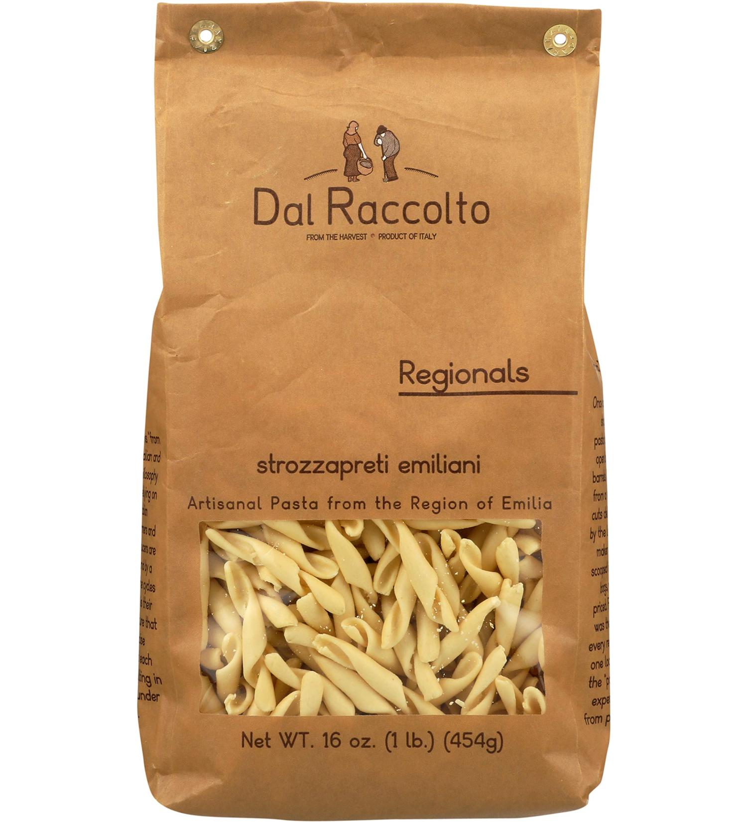 Dal Raccolto Strozzapreti Pasta 1.0 lb - Premium Italian Pasta for Authentic Flavors - Buy Online on GoSupps.com