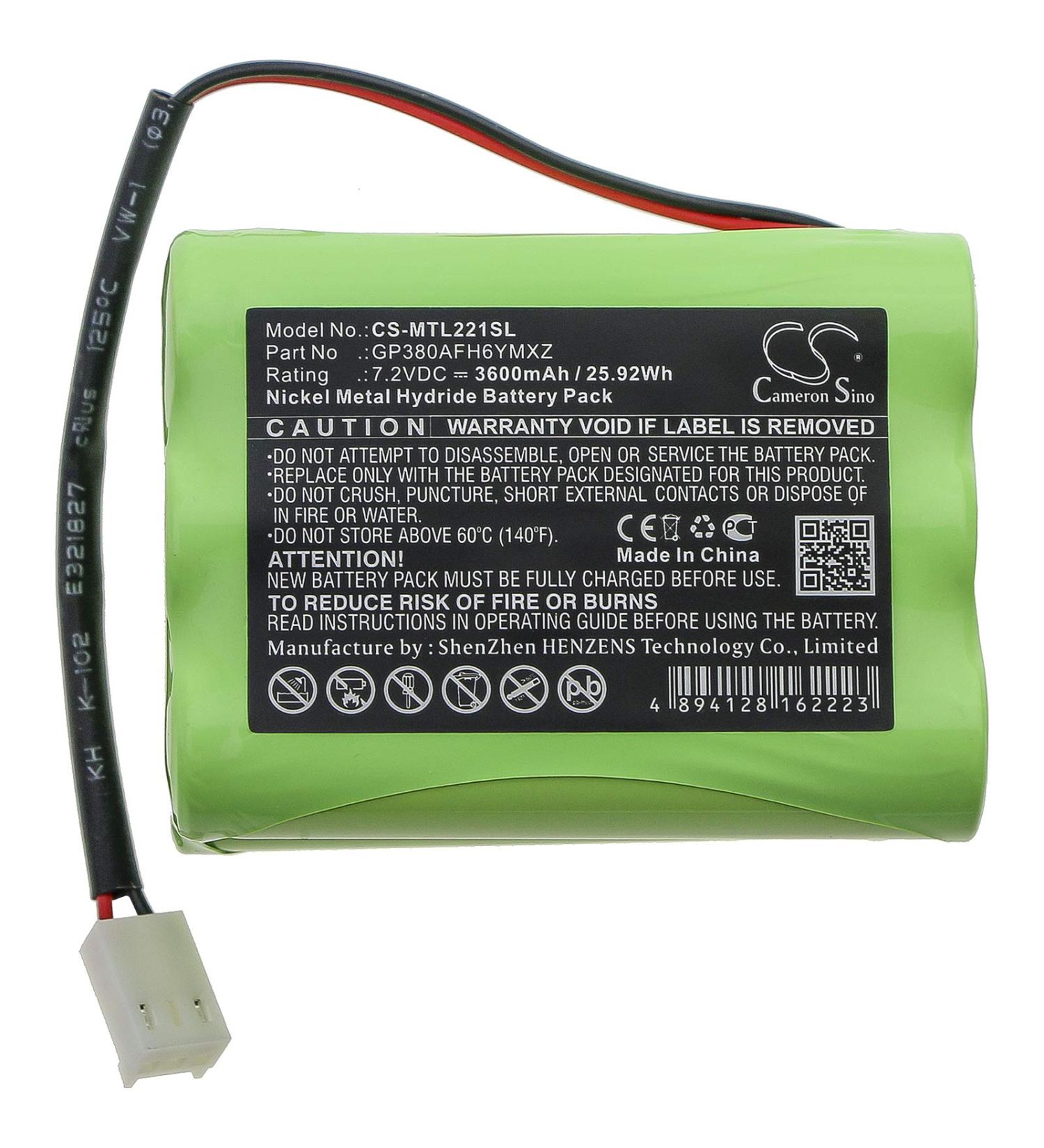 Replacement Battery for Mettler Toledo IND221 GP380AFH6YMXZ - 3600mAh/7.2V | Fast International Shipping - Buy Online on GoSupps.com