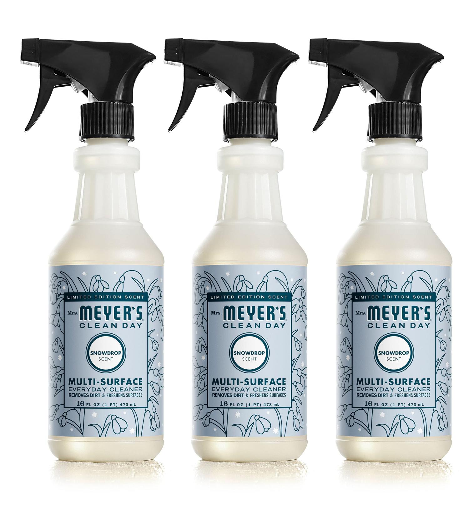 Mrs. Meyer's Multi-Surface Cleaner Snow Drop 16 OZ - Eco-Friendly Effective Household Cleaner for All Surfaces - International Shipping Available - Buy Online on GoSupps.com