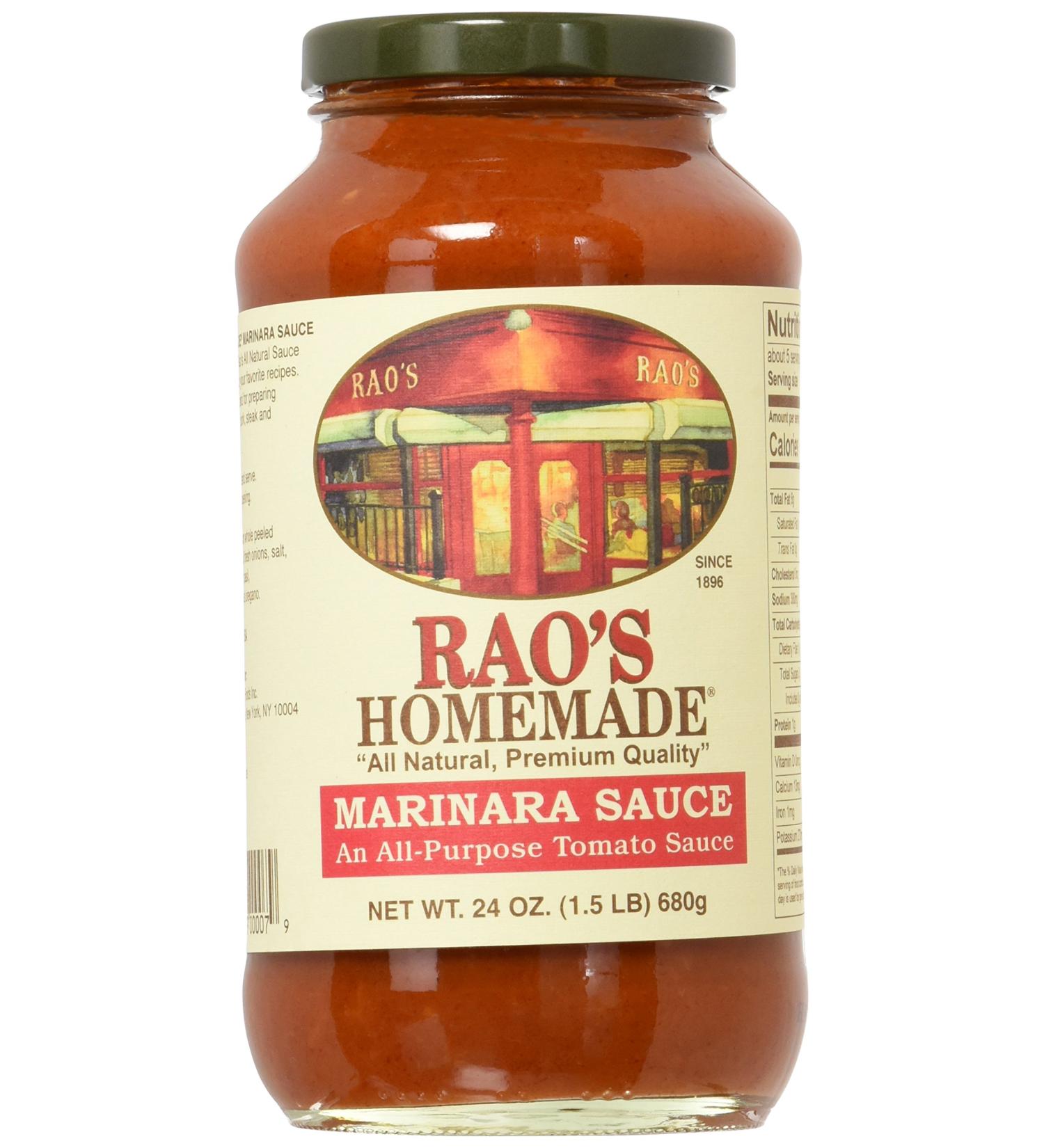 Rao's Homemade Marinara Sauce 24-Ounce (Pack of 4) - 6 Pound Bulk Marinara Sauce - Buy Online on GoSupps.com