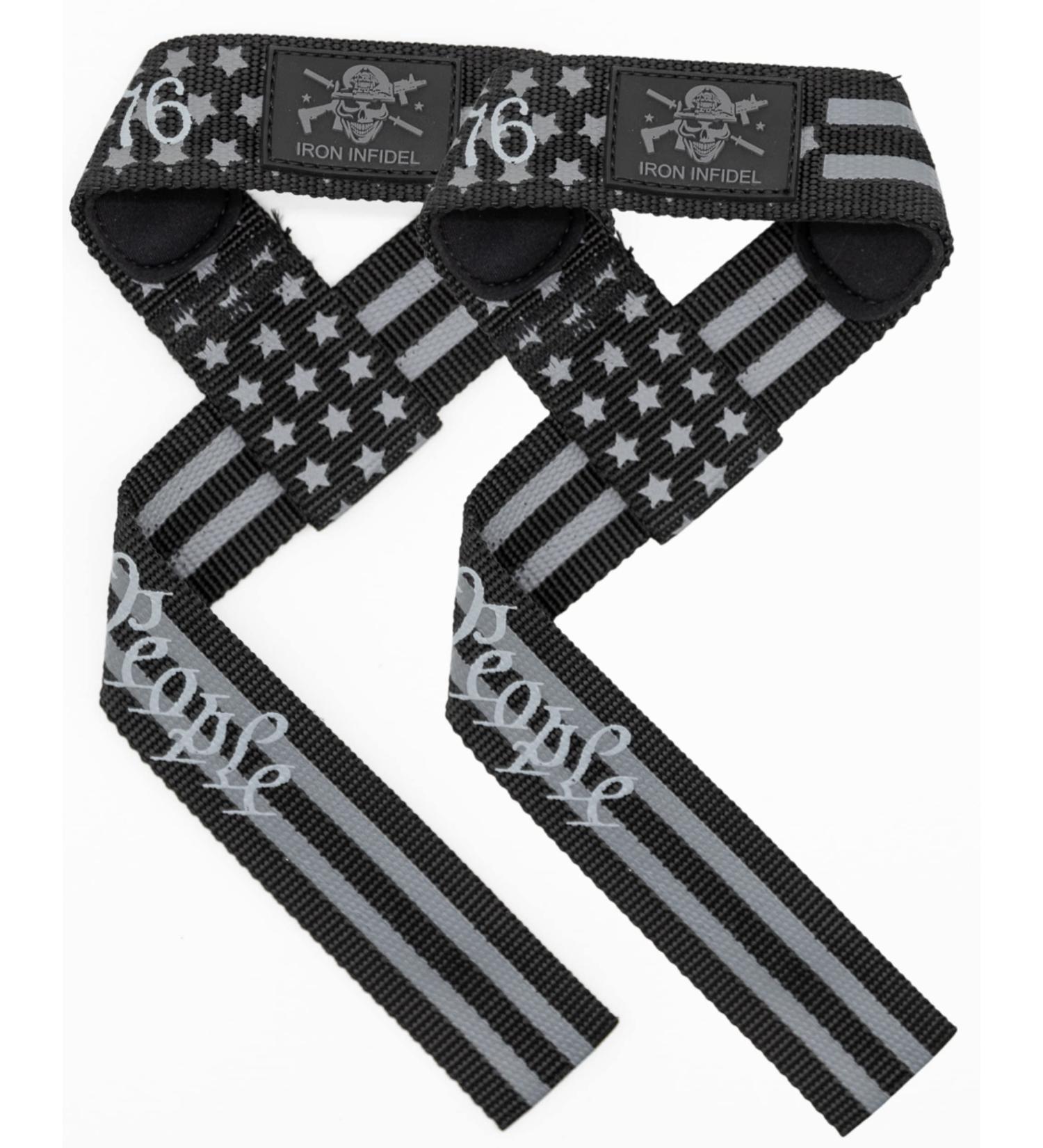 Iron Infidel Weight Lifting Straps - Pair of Wrist Straps for Deadlifting, Strength Training, and Olympic Lifts - Enhance Grip Strength on Heavy Lifts 1776 - Buy Online on GoSupps.com