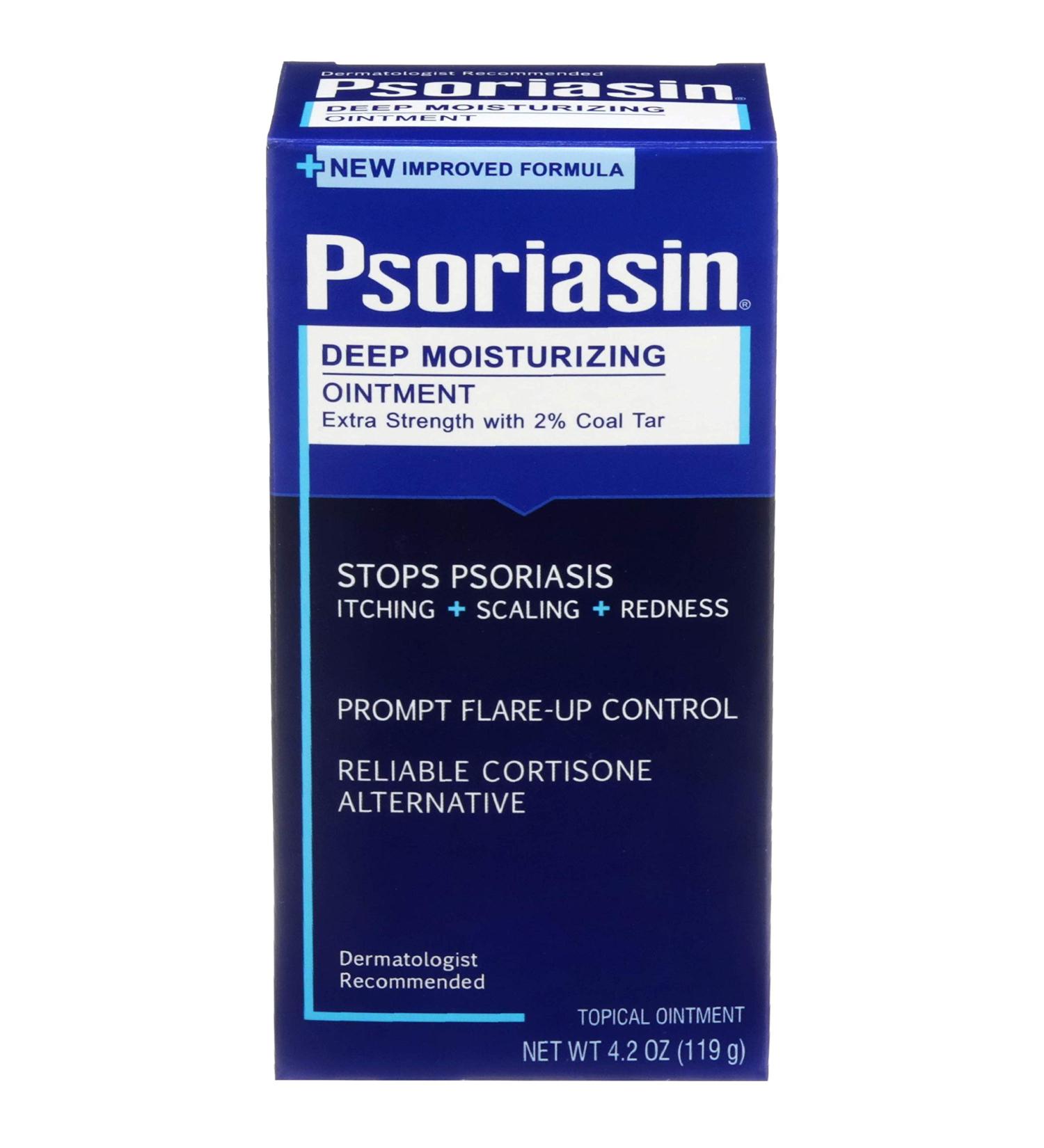 Psoriasin Deep Moisturizing Ointment 4.2oz - 2% Coal Tar for Psoriasis Relief - Buy Online on GoSupps.com