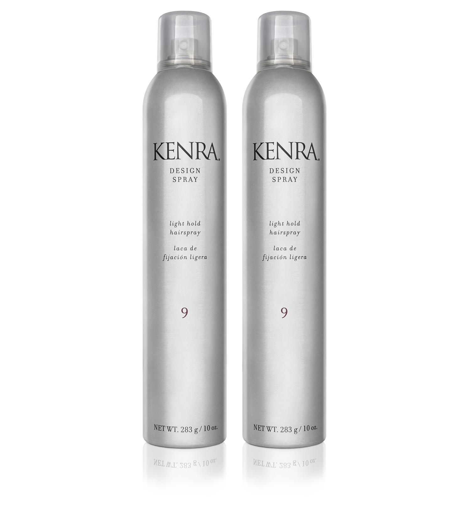 Kenra Design Spray 9 | Light Hold Hairspray | Tames Frizz & Flyaways | Lightweight Brushable Formula | All Hair Types 10 Ounce (Pack of 2) - Buy Online on GoSupps.com