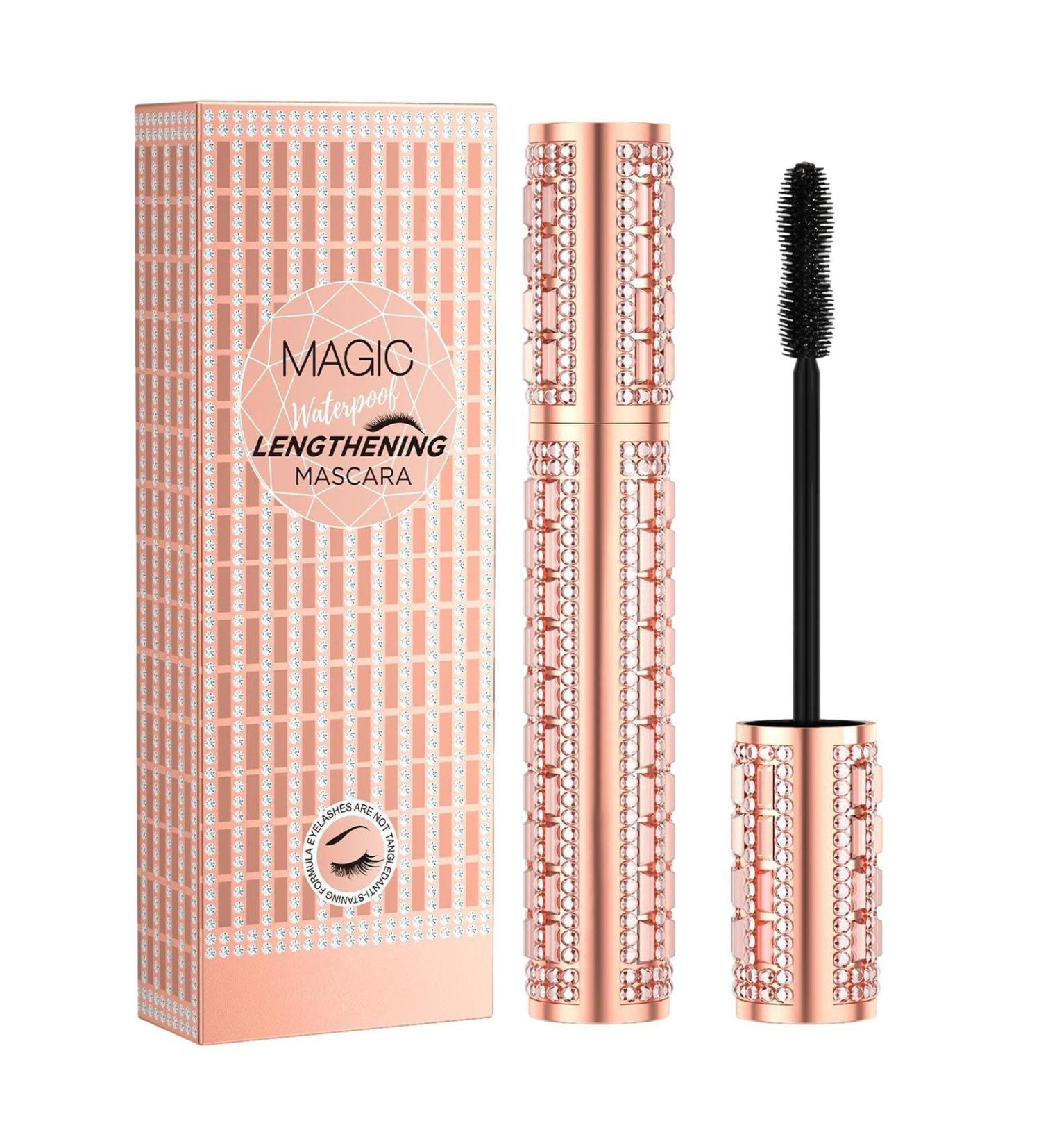 Lengthening Mascara Waterproof | 4D Lengthening Extensions Mascara Eye Makeup Supplies Waterproof Easy Removal for Females Women Advancers Beginners Ladies Kagrote - Buy Online on GoSupps.com