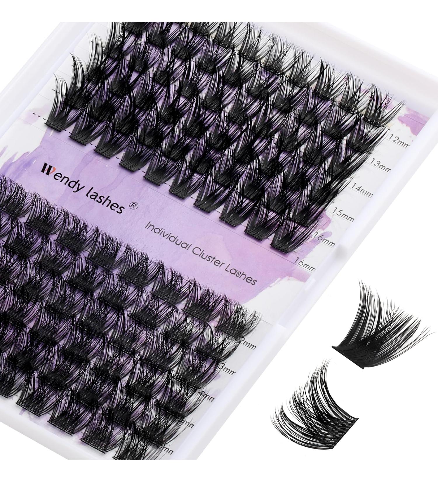 0.07mm D Curl Mixed Long Cluster Lashes 12-16mm | Reusable Soft Wispy Eyelash Extensions - Buy Online on GoSupps.com
