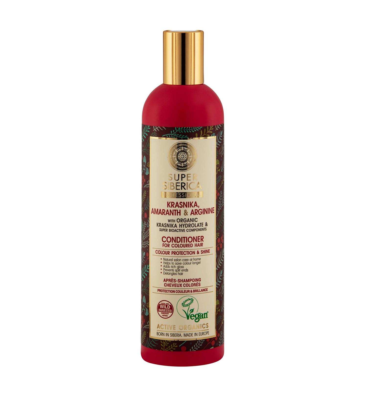 Natura Siberica Super Krasnika Amaranth & Arginine Conditioner for colored hair 400 ml